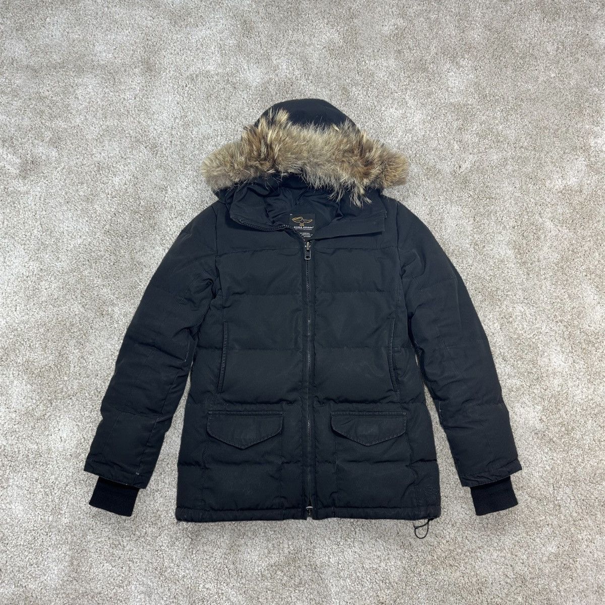 image of Canada Goose Solaris Parka Expedition Vintage Black Size S, Men's