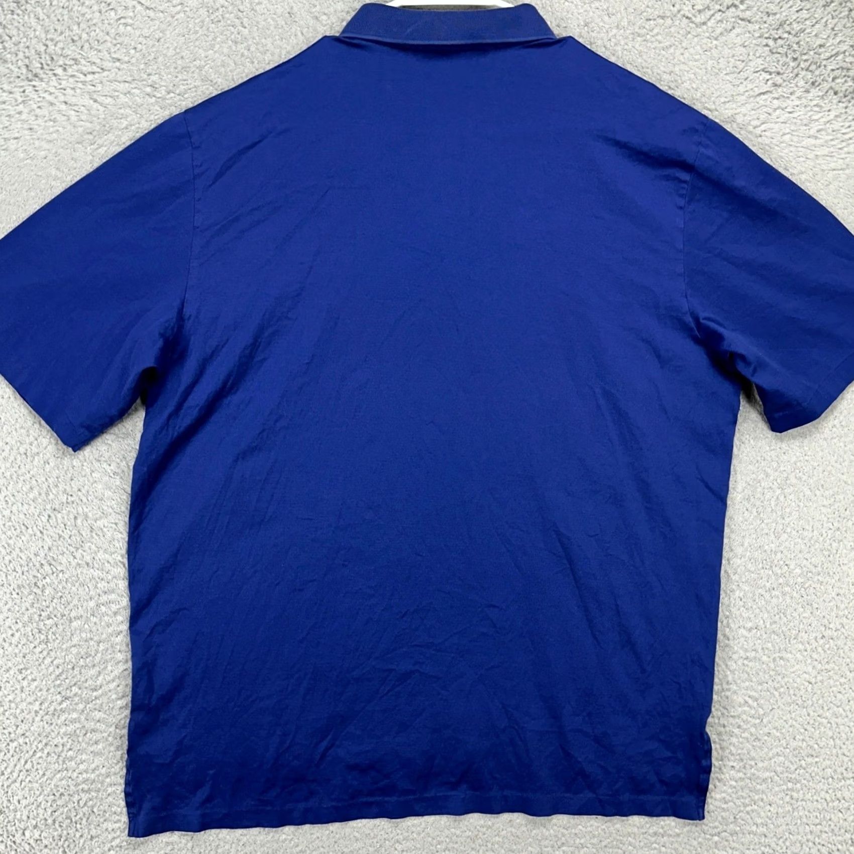 Polo Ralph Lauren Polo Ralph Lauren Mens Golf Shirt Large Blue Short Sleeve Rugby 100% Pima Cotton Size US L / EU 52-54 / 3 - 2 Thumbnail