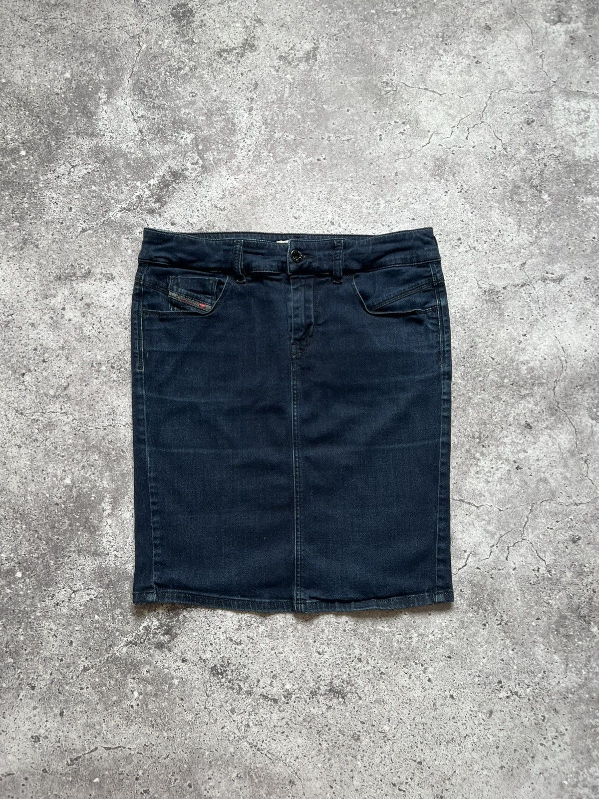 Diesel × Vintage Vintage Diesel Denim Skirt Y2K Size 29" - 1 Thumbnail