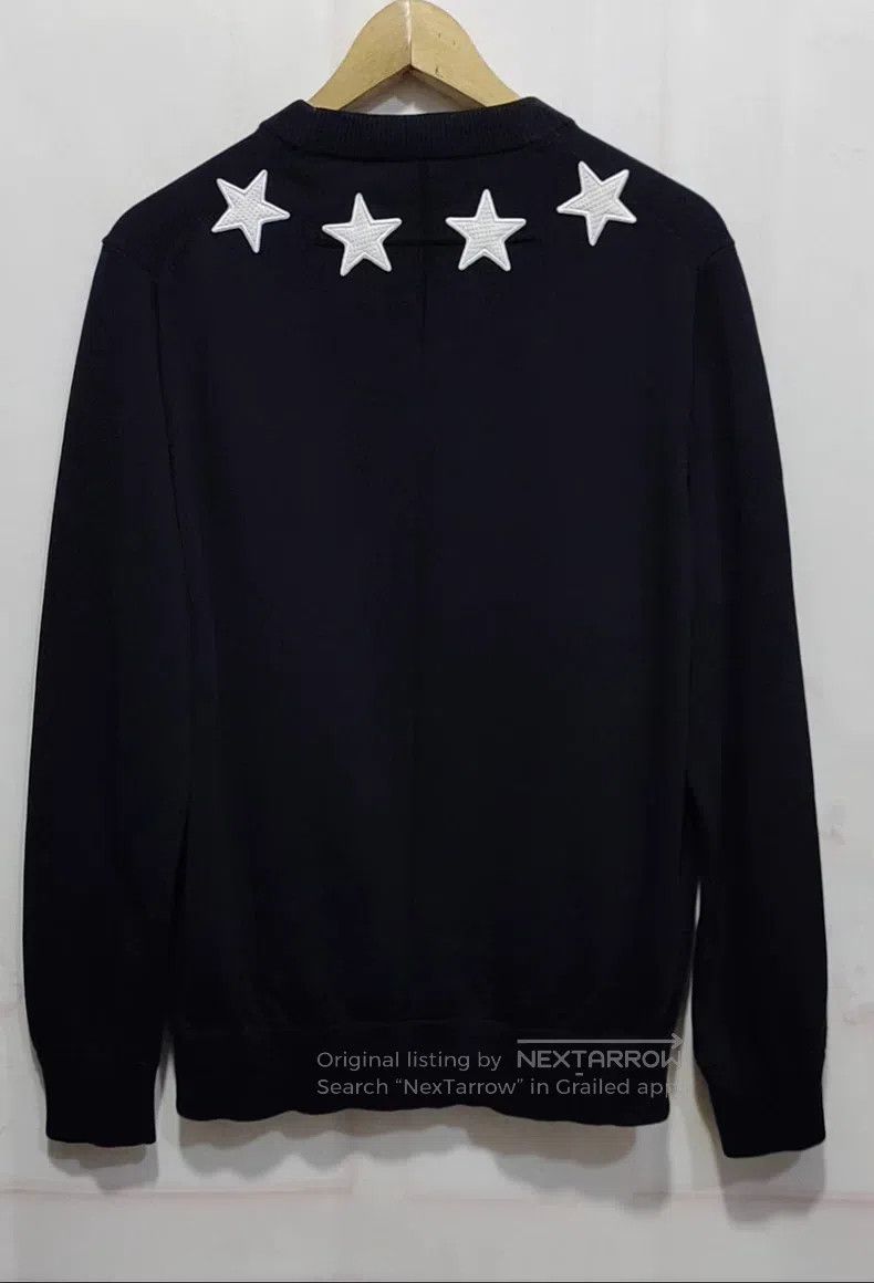 Givenchy Givenchy Star Knit Sweater Size US L / EU 52-54 / 3 - 2 Thumbnail