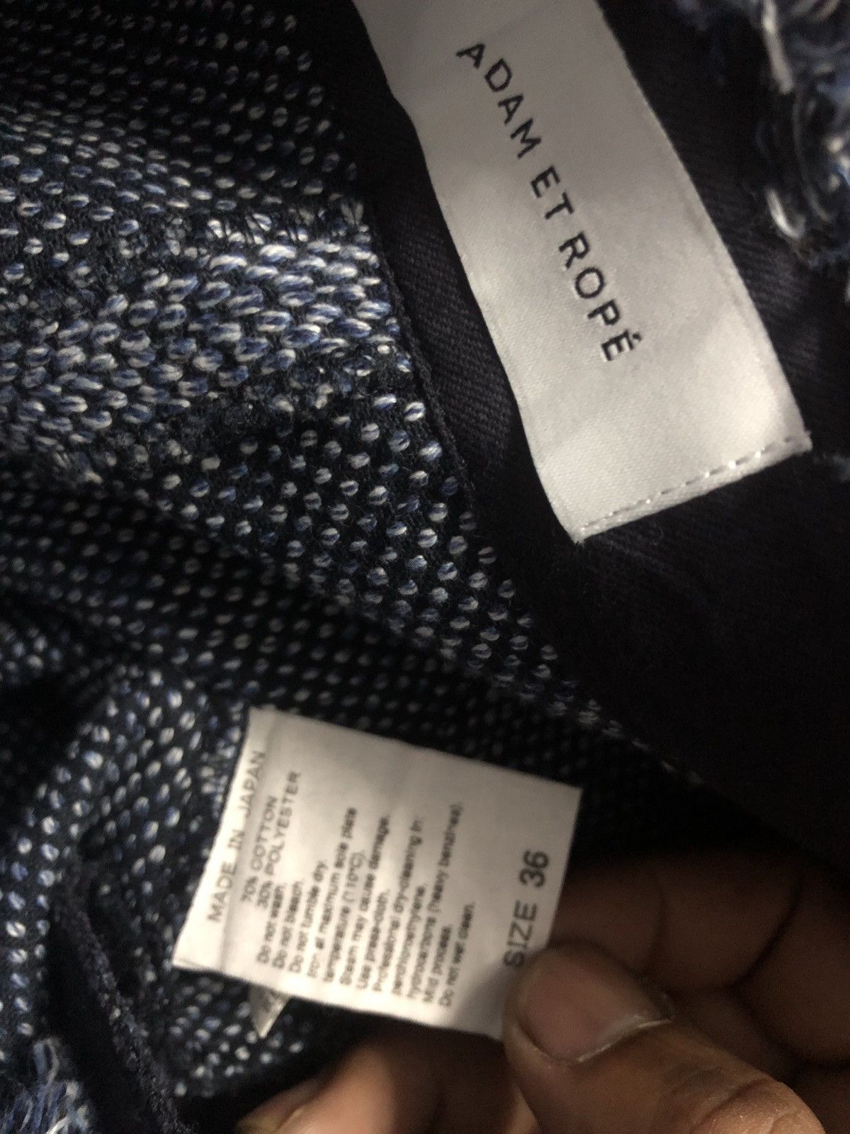 ADAM ET ROPE Adam Er Rope Baggy Pants Blue Size 28" / US 6 / IT 42 - 6 Thumbnail