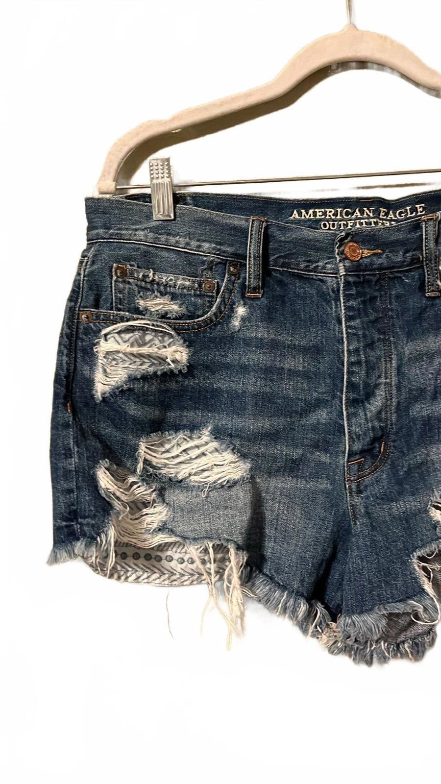 American Eagle Outfitters American Eagle Vintage high rise festival shorts sz 12 Size 36" / US 14 / IT 50 - 2 Thumbnail