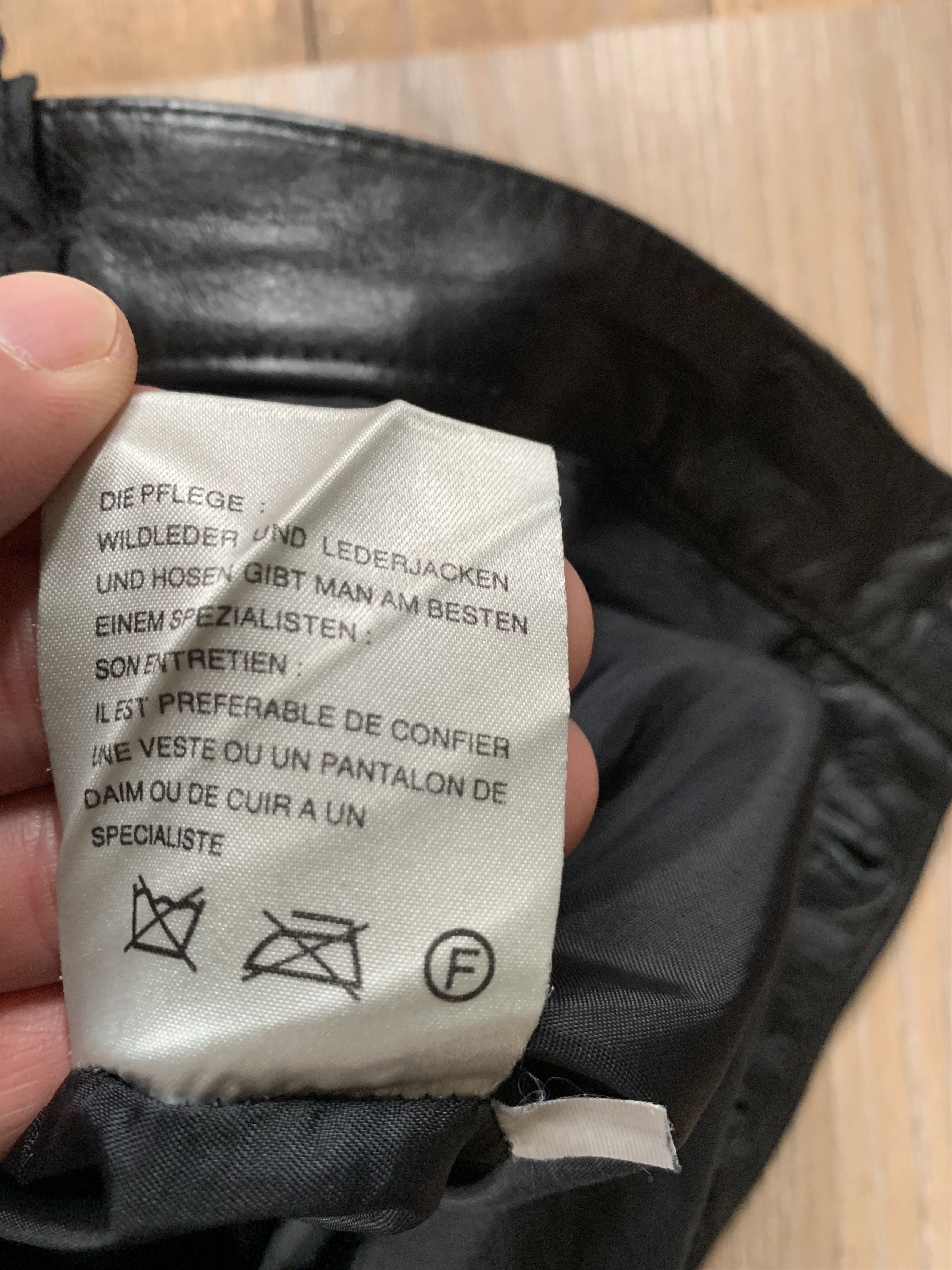 Leather × Vintage Teddy's Black Vintage Leather Pants Size US 42 / EU 58 - 8 Thumbnail