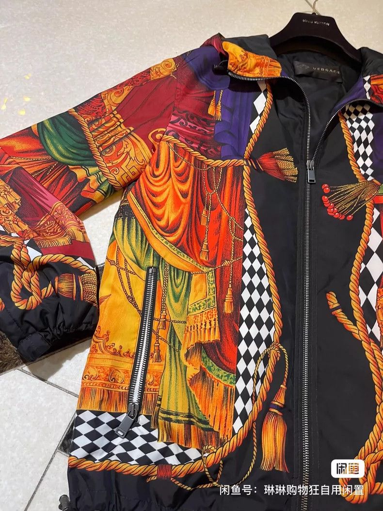 Versace Versace Court oil painting series jacket Size M / US 6-8 / IT 42-44 - 4 Thumbnail