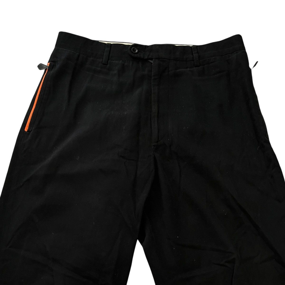 Hermes Hermès Orange Lining Cotton Charm Zip 3 Pocket Pants Size US 40 / EU 56 - 2 Thumbnail