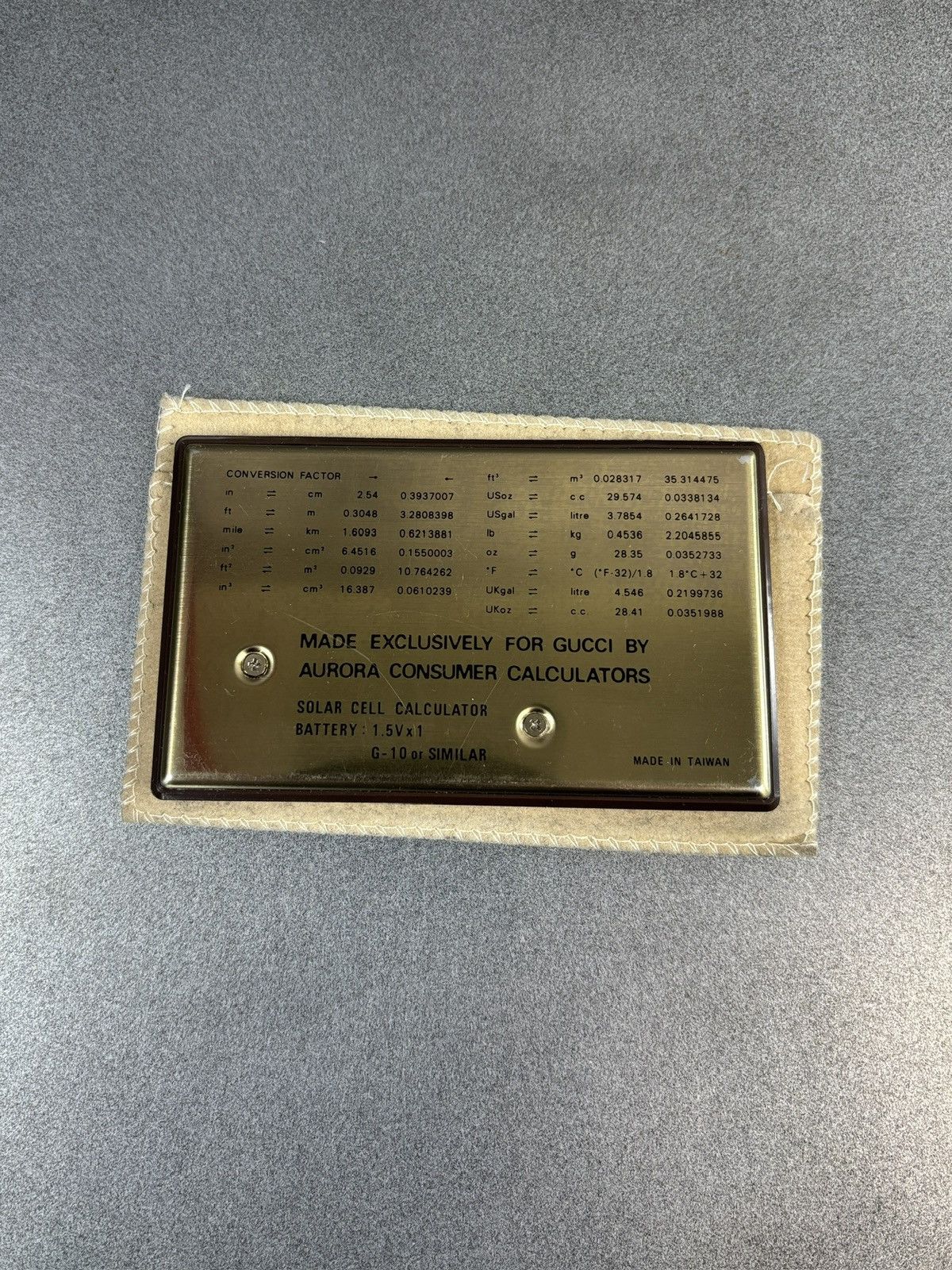 Gucci Vintage Gucci Calculator 1980s Gucci Home Gift 70s Novelty Size ONE SIZE - 6 Thumbnail