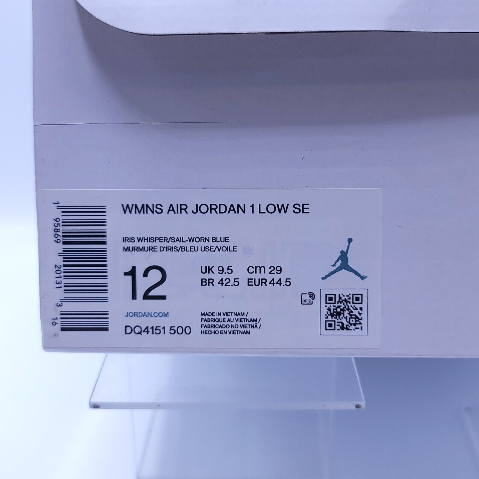 Nike Nike Air Jordan 1 Low SE Shoe Women Size 12 DQ4151-500 White Size US 12 / IT 42 - 10 Thumbnail