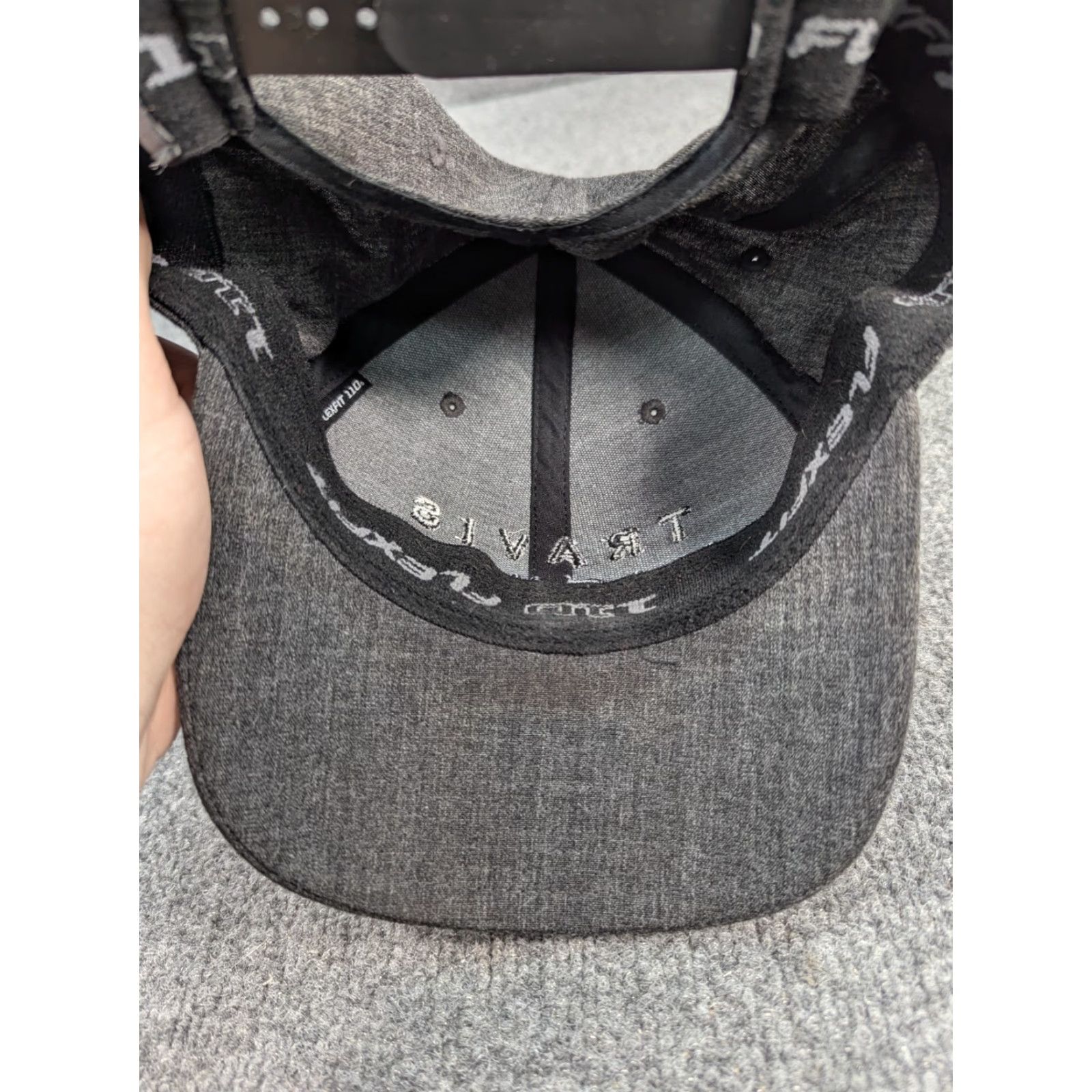 TravisMathew Travis Mathew Spell Out Snapback Hat Gray Adjustable One Size Men Casual Sports Cap Size ONE SIZE - 5 Thumbnail