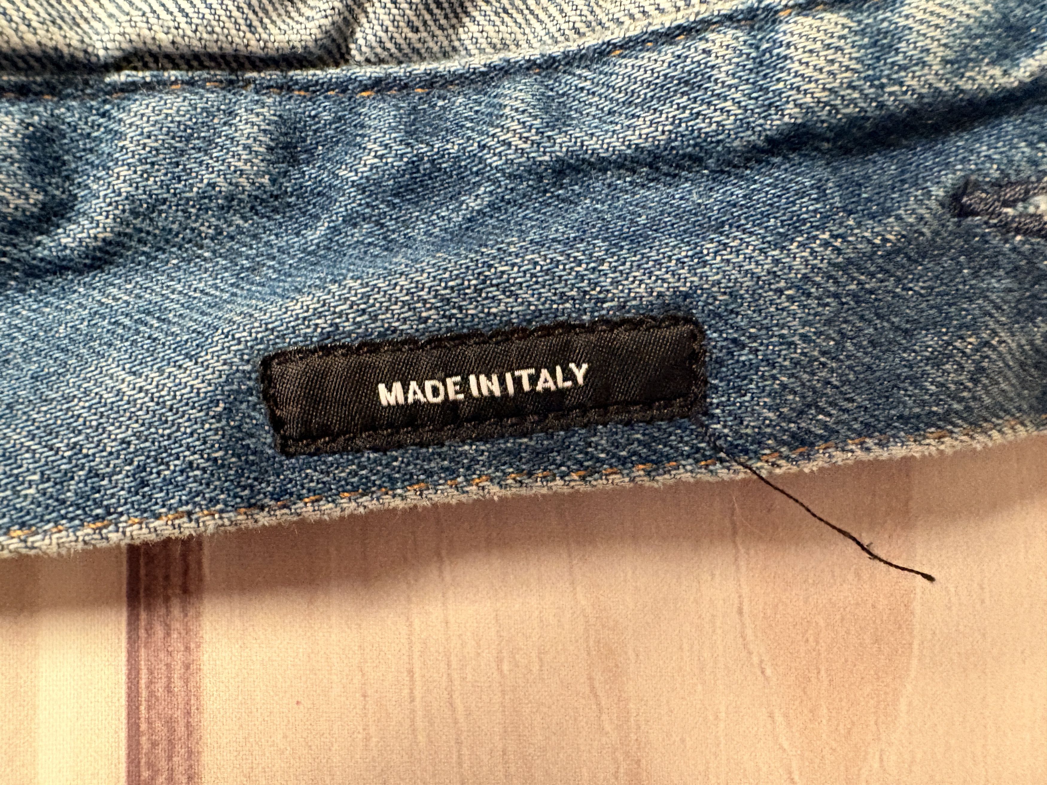 R13 R13 Distressed Denim Trucker Jacket Size US M / EU 48-50 / 2 - 5 Thumbnail