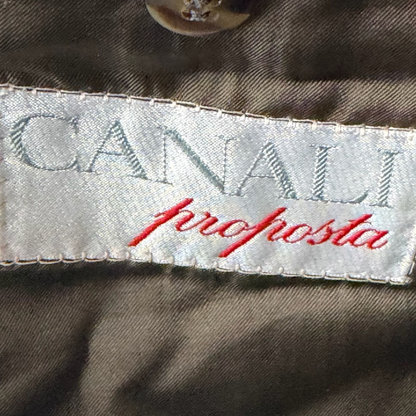 Canali Vintage Canali Blazer Mens 46R Gray Wool Double Breasted Size 46R - 7 Thumbnail