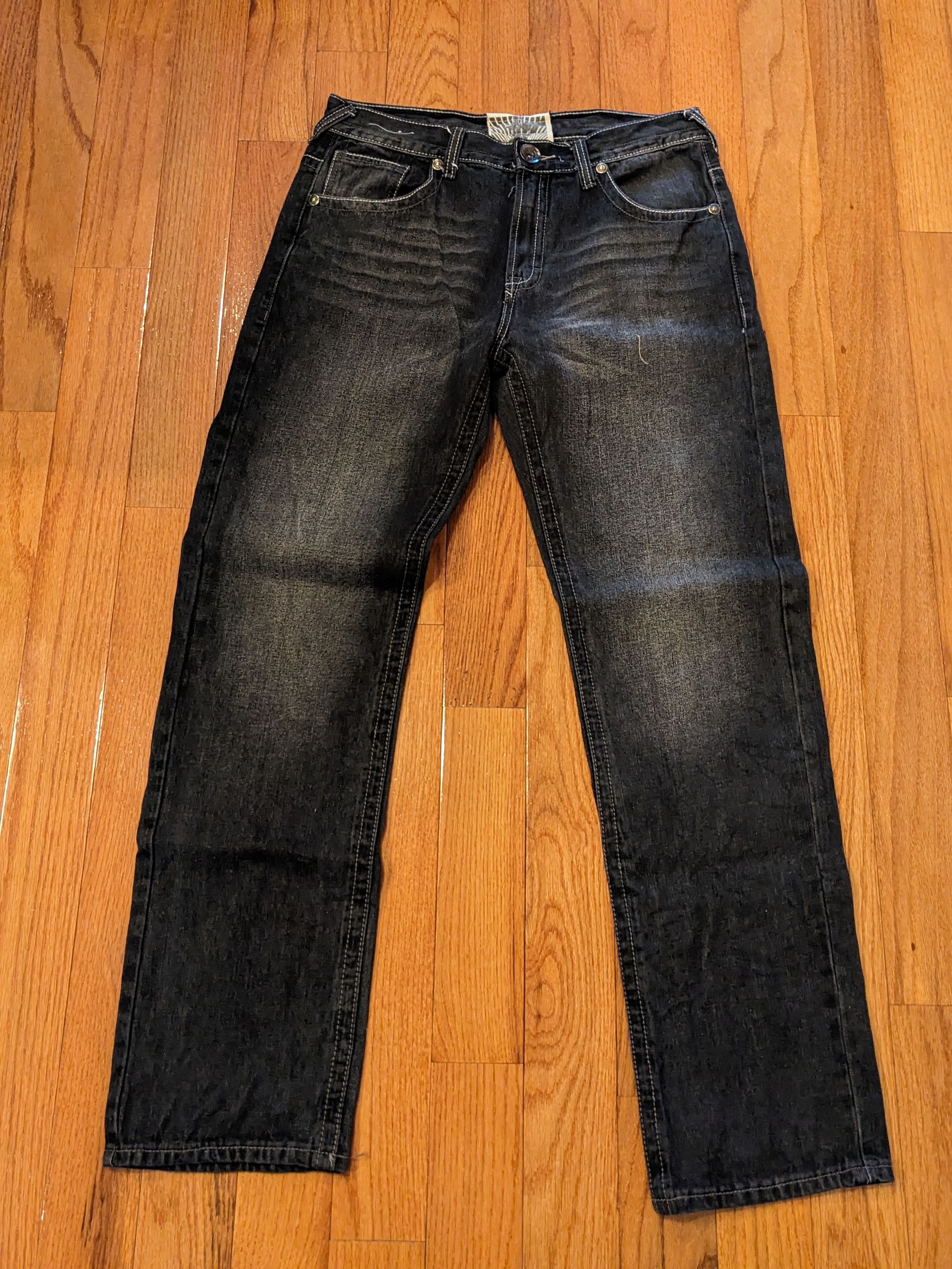 Affliction Vintage Y2K White Tag Premium 34 x 34 Denim Jeans Size US 34 / EU 50 - 5 Thumbnail