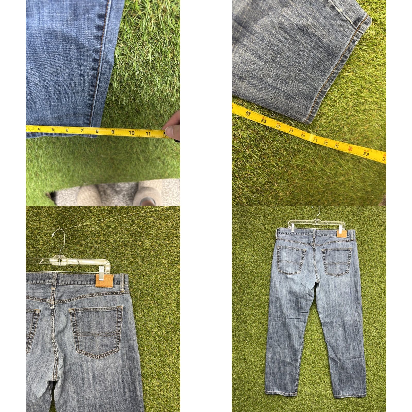 Lucky Brand Lucky Brand Jeans Mens 38x30 Blue 221 Original Straight Stretch Mid Rise Denim Shirt? Size US 38 / EU 54 - 8 Thumbnail