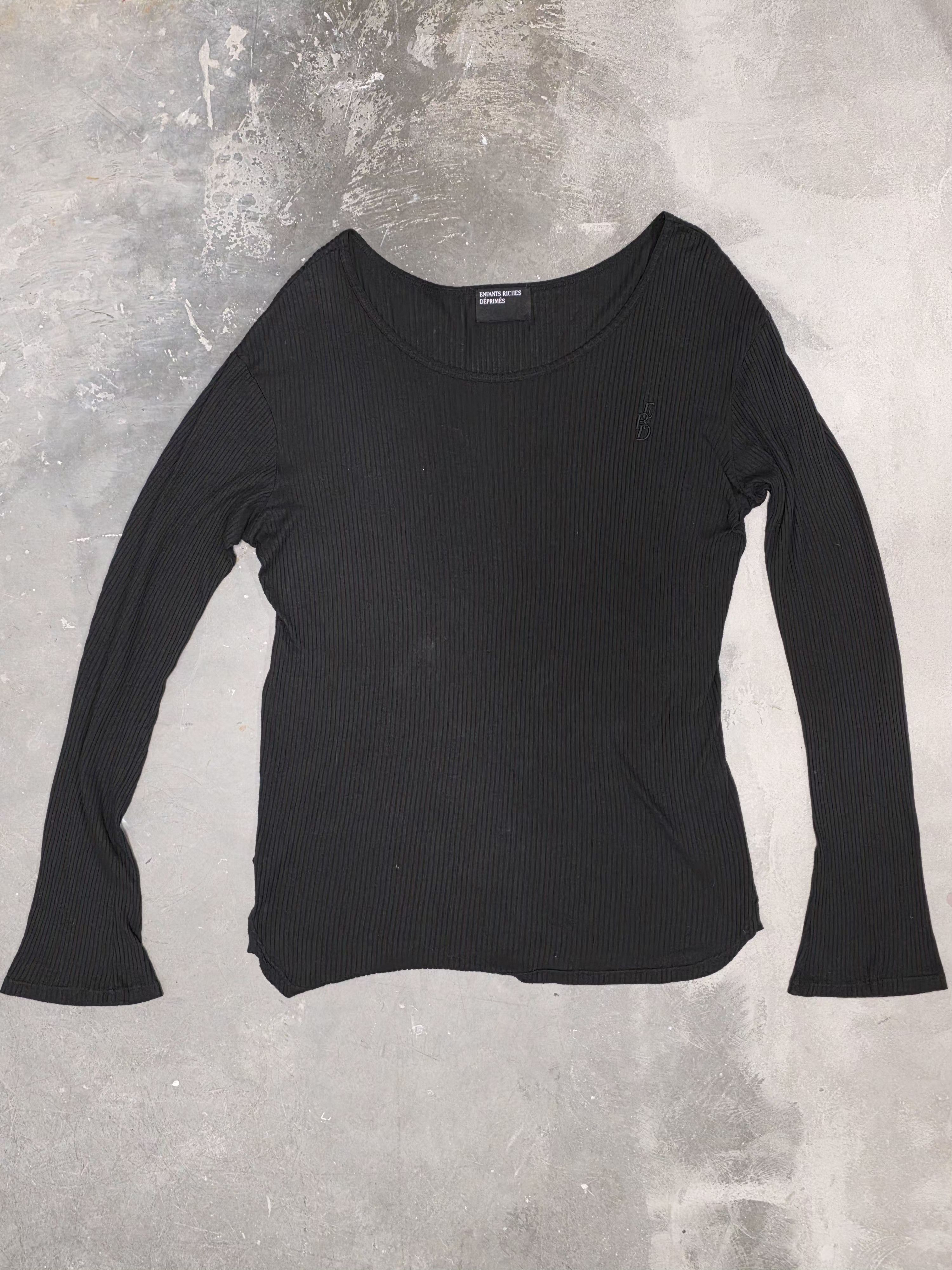 Enfants Riches Deprimes Gauzy Ribbed Embroidered Logo Longsleeve Size US M / EU 48-50 / 2 - 1 Thumbnail