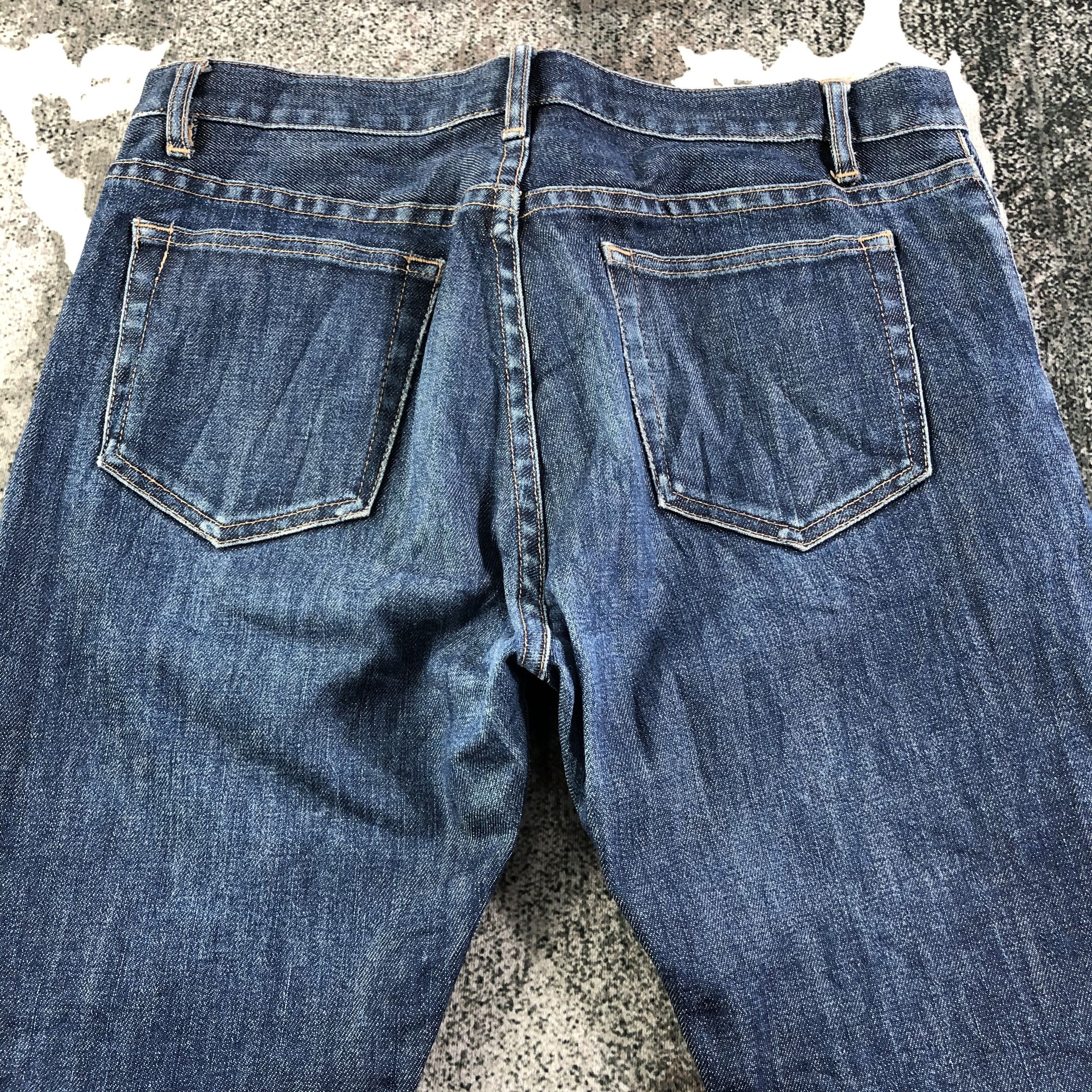 A.P.C. APC Rue De Fleurus Paris Jeans Dark Wash Denim KJ1823 Size US 30 / EU 46 - 4 Thumbnail