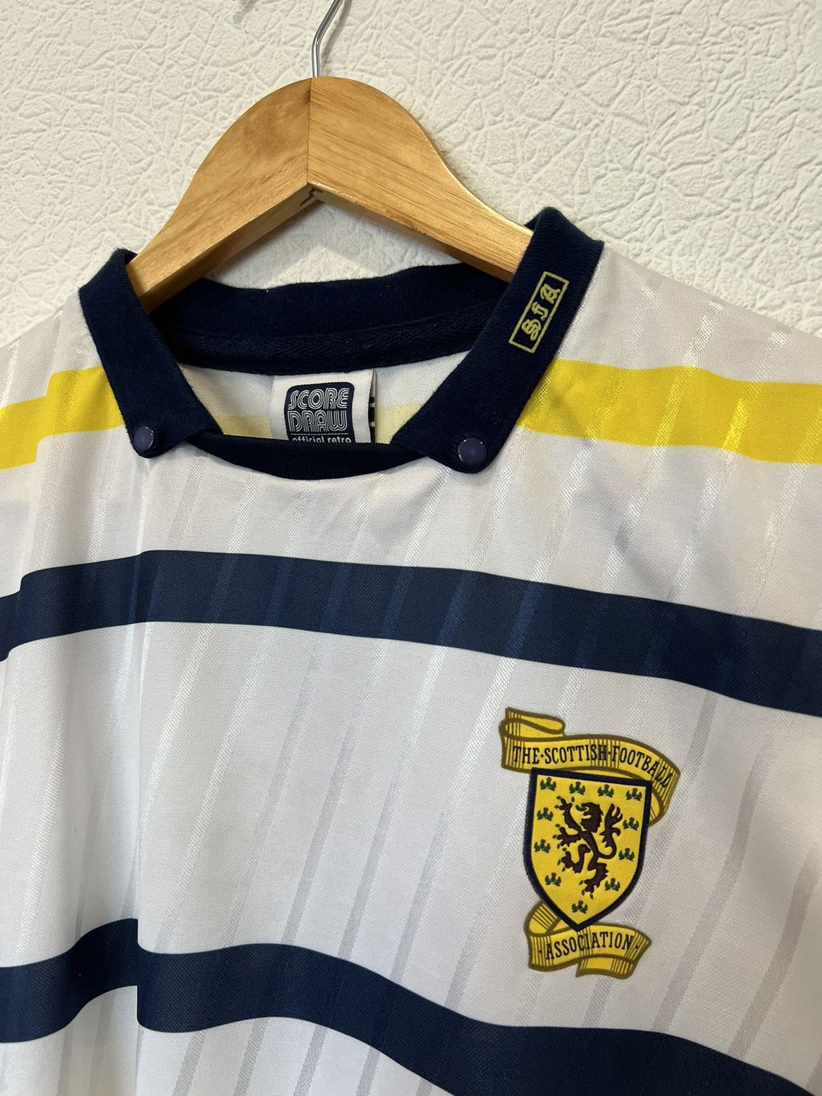 Vintage Vintage Scotland 80’s 90’s Home Kit Soccer Jersey Size US M / EU 48-50 / 2 - 2 Thumbnail