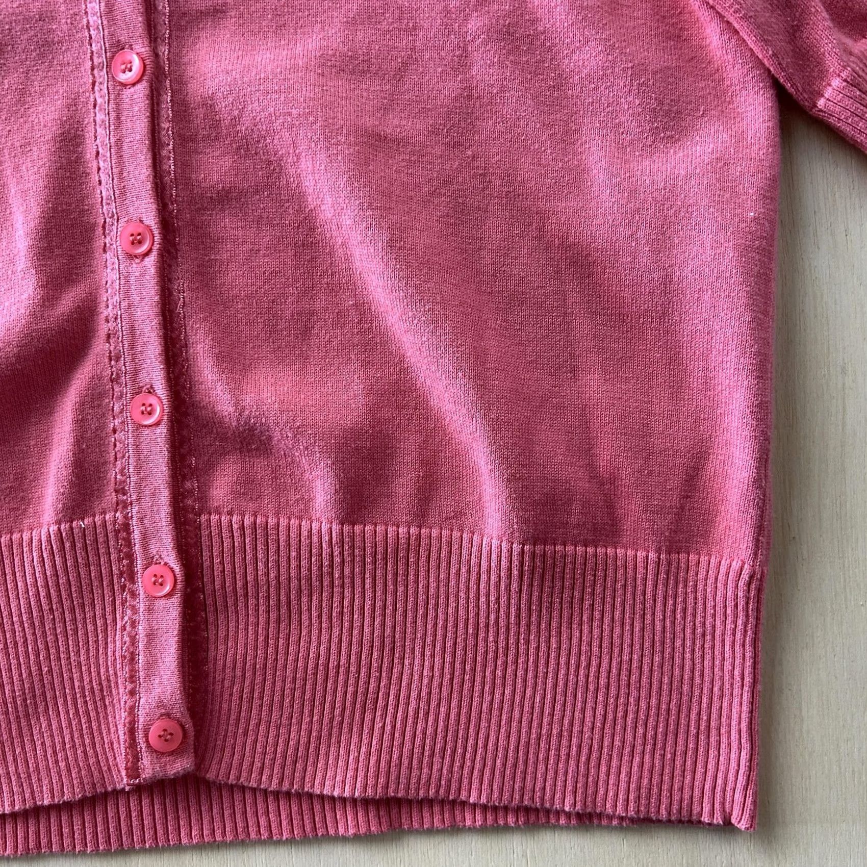 Vintage VINTAGE Casual Corner Annex Sweater Women Petite Medium Pink V Neck Cardigan Top Size M / US 6-8 / IT 42-44 - 2 Thumbnail