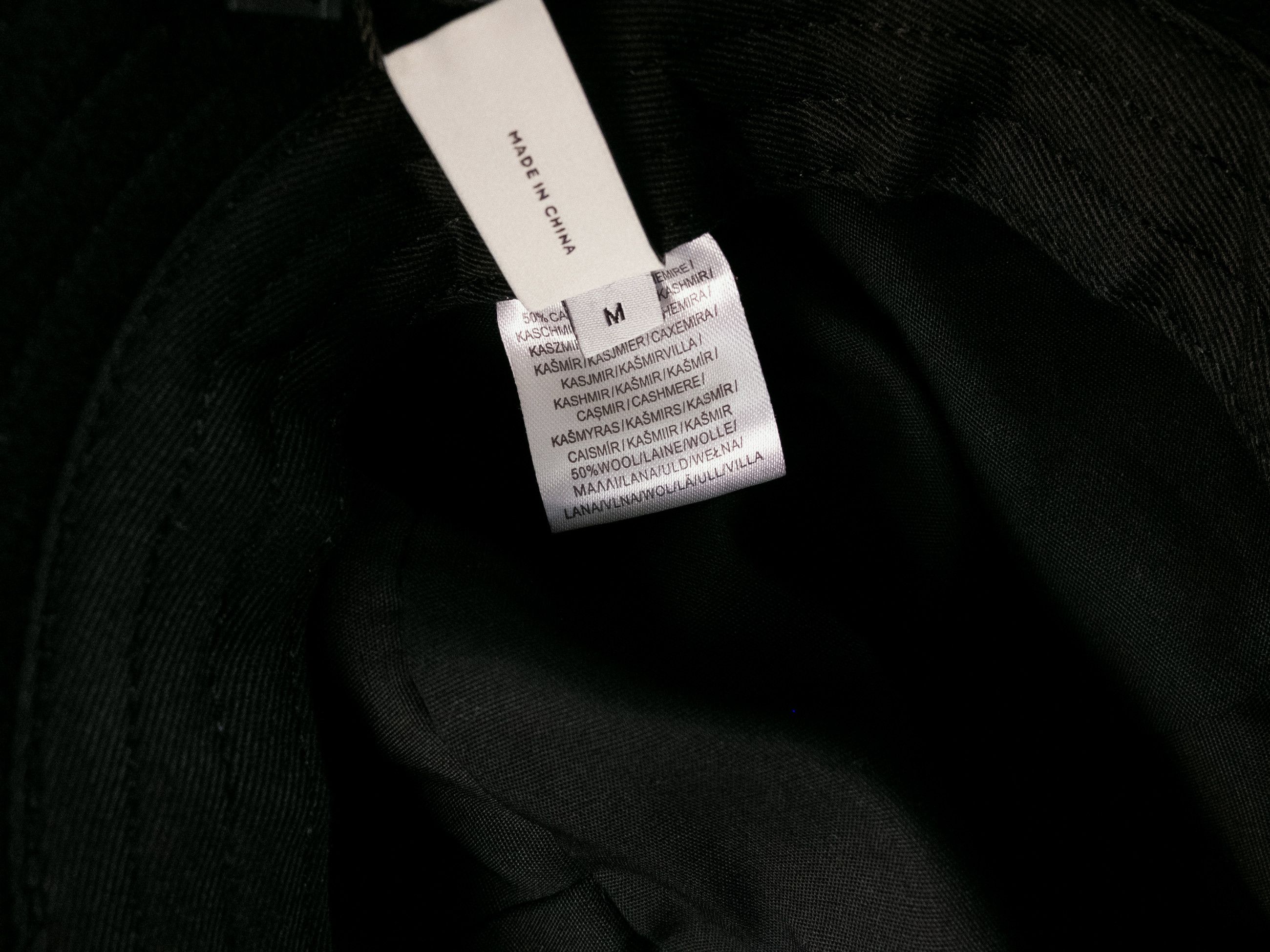 Paul Smith PAUL SMITH black cashmere wool stripe bucket hat Medium Size ONE SIZE - 9 Thumbnail