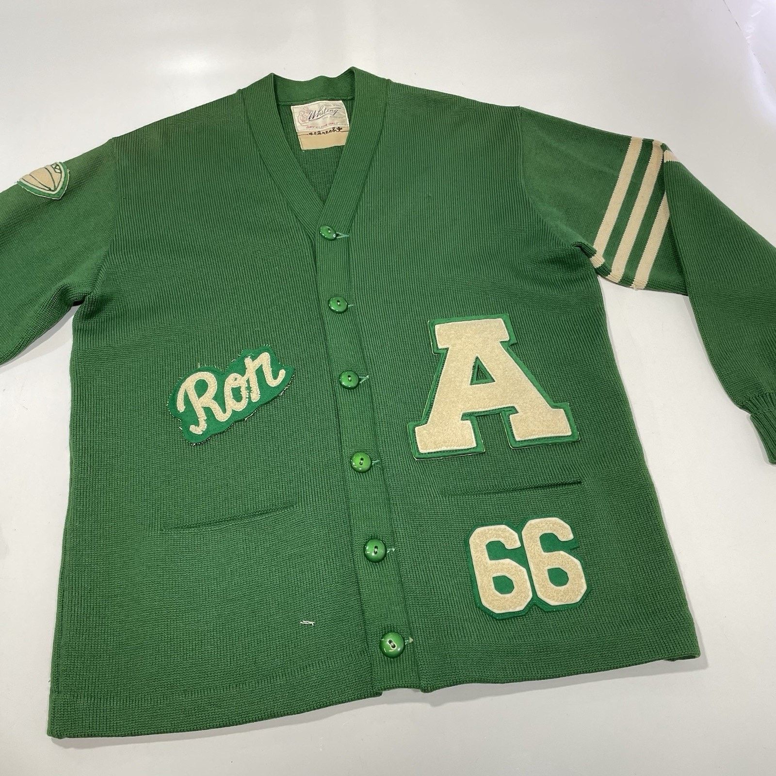 BetterTM VTG 50’s LA Letterman Jacket Football Baseball Cardigan Wool Size US M / EU 48-50 / 2 - 2 Thumbnail