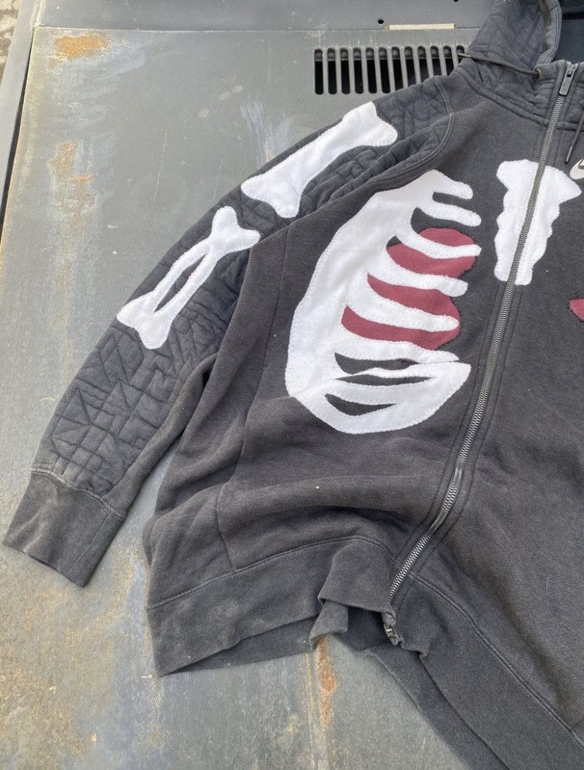 Japanese Brand × Nike × Vintage Nike Custom Skeleton y2k hoodie Size US L / EU 52-54 / 3 - 2 Thumbnail