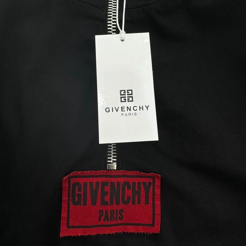 Givenchy Givenchy Unused Black Labeled Logo Half-Zip Windbreaker M Size US M / EU 48-50 / 2 - 3 Thumbnail