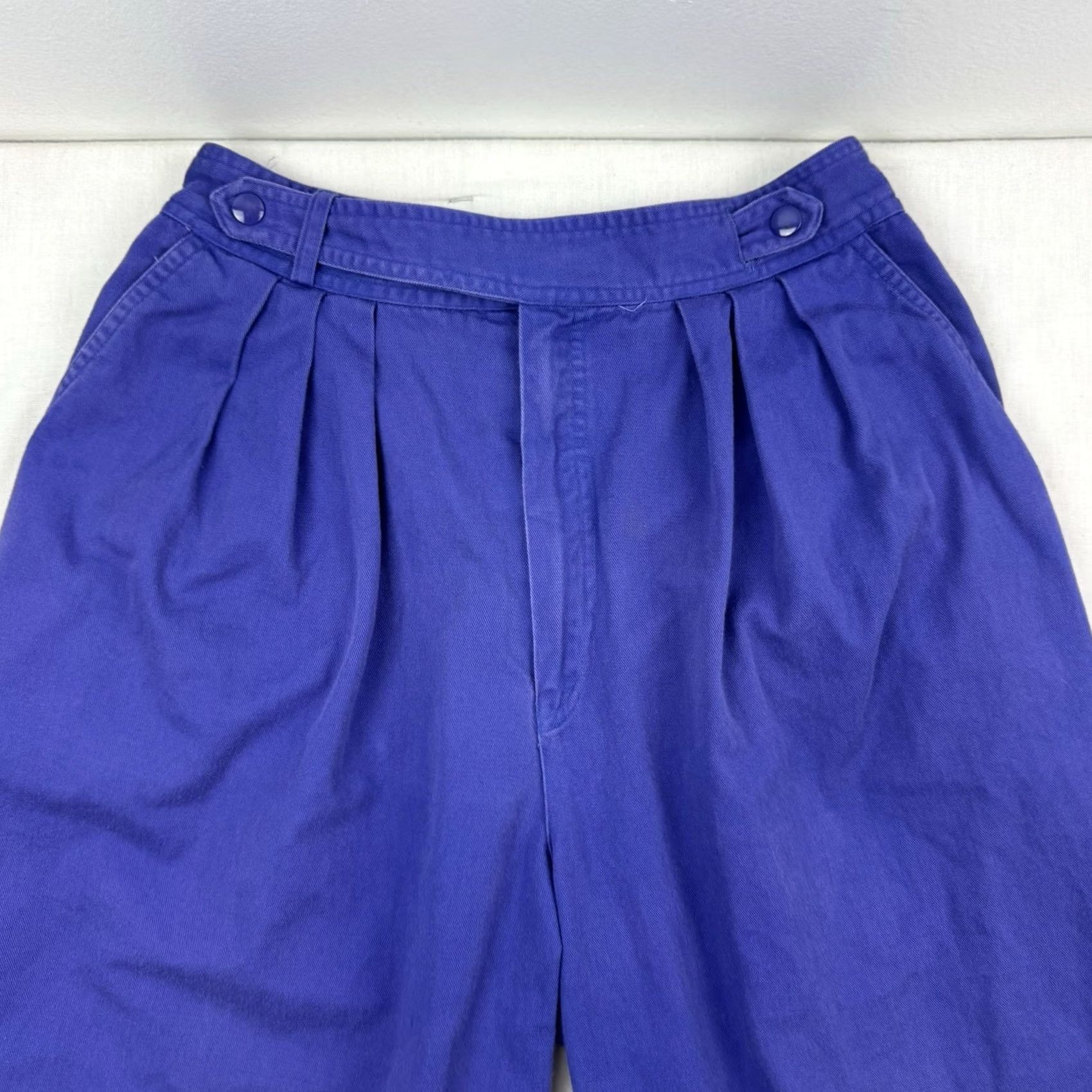 Vintage VINTAGE Cirage Pants Womens 10 High Waisted Hipster Mom Casual USA 80s Chino Purple Size 32" / US 10 / IT 46 - 4 Thumbnail