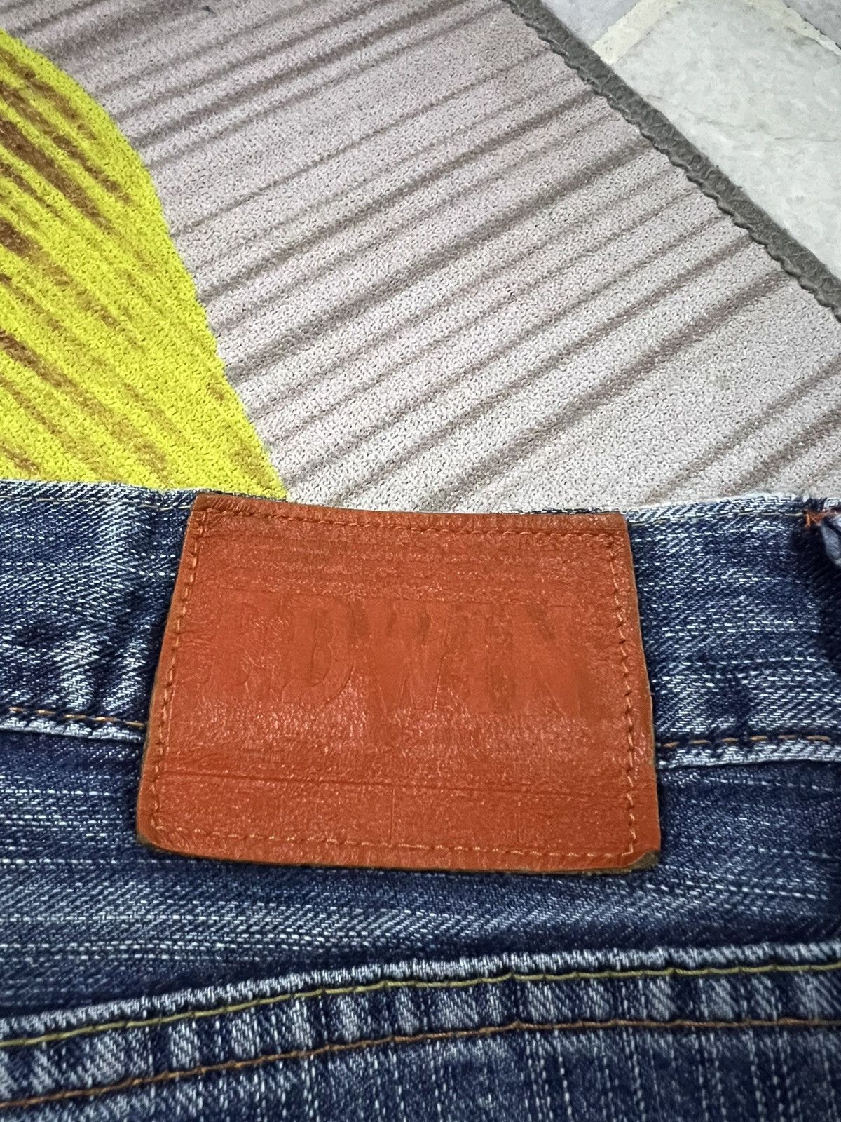 Edwin × If Six Was Nine × Japanese Brand 💥FLARE💥 VINTAGE EDWIN 505 DISTRESSED JEANS VERY RARE Size US 29 - 15 Thumbnail