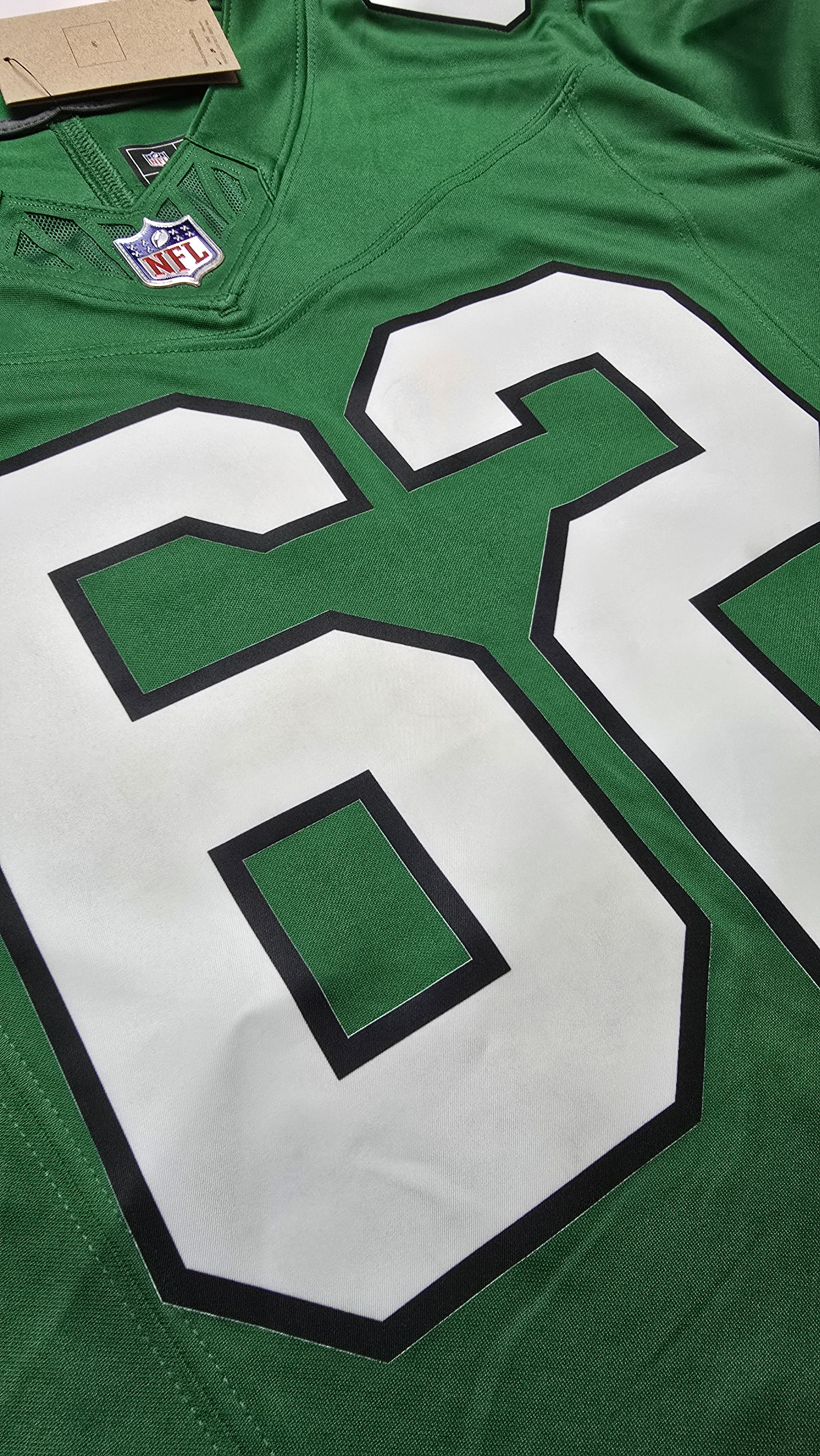 Nike Jason Kelce Philadelphia Eagles FUSE Limited Jersey Kelly Size US XL / EU 56 / 4 - 15 Thumbnail