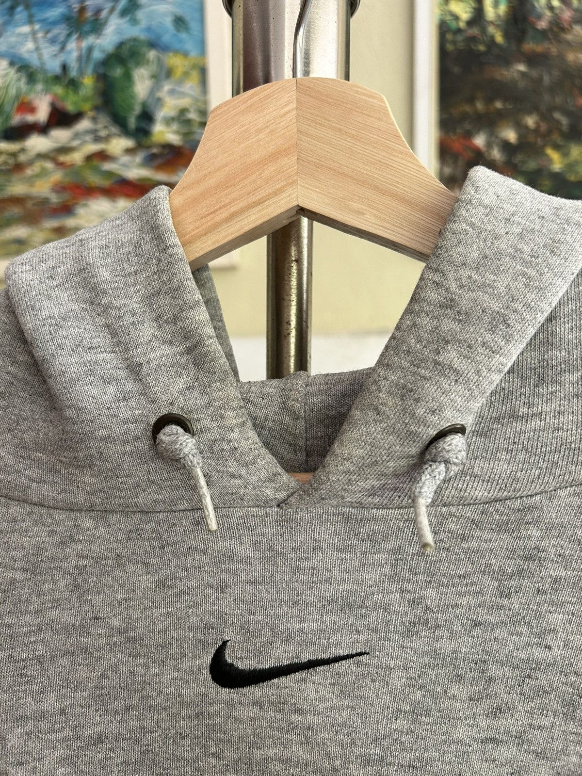 Nike Vintage Nike Center Swoosh Hoodie Size US L / EU 52-54 / 3 - 7 Thumbnail