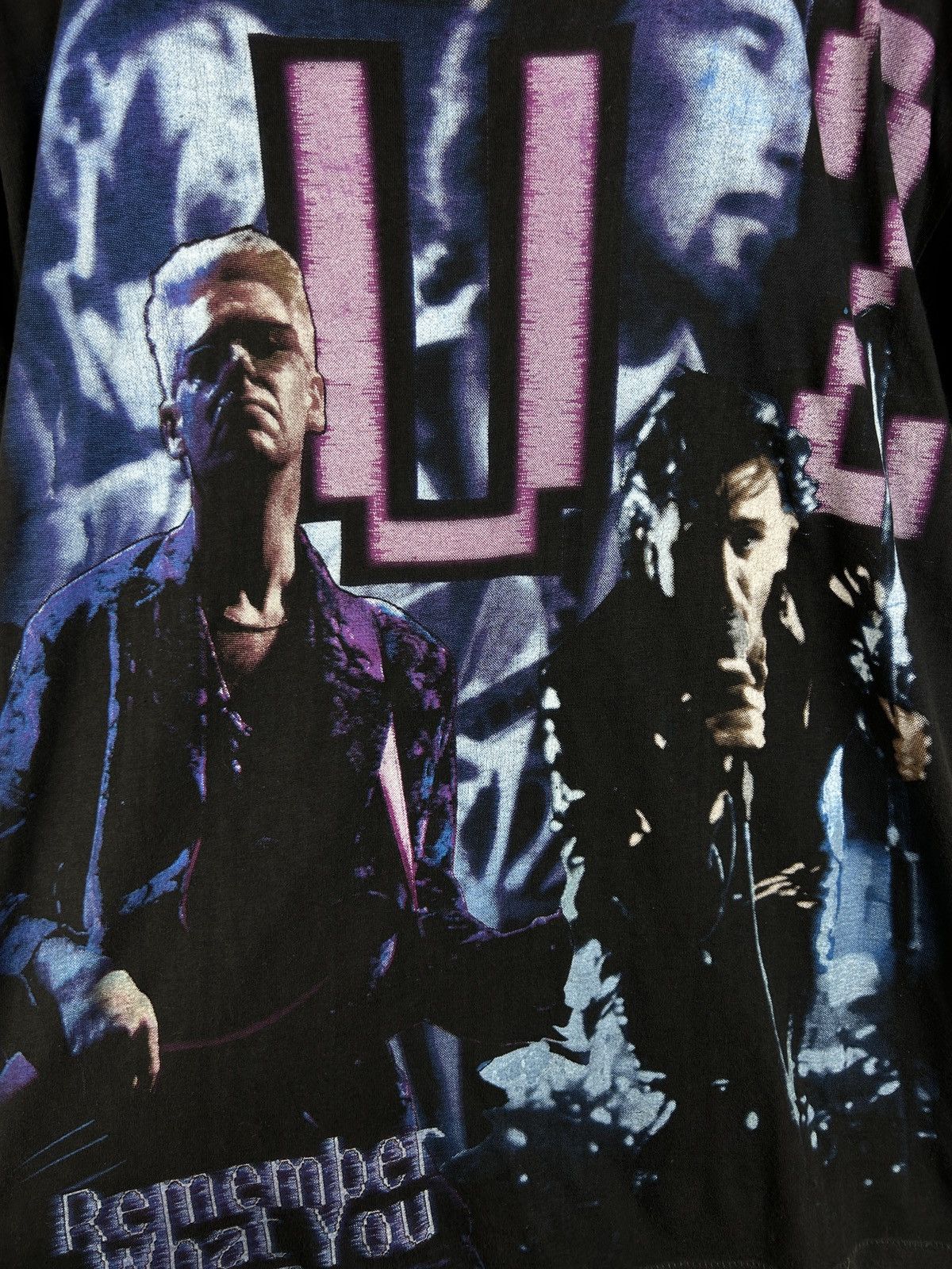 Band Tees 90s Vintage U2 Zooropa 1993 Tour AOP Crazy Bootleg T-Shirt Size US L / EU 52-54 / 3 - 2 Thumbnail