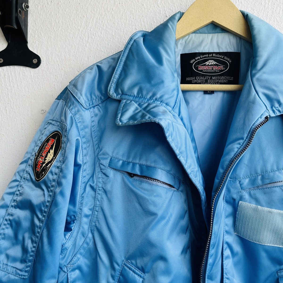Other Vintage KUSHITANI Bomber Biker Racing Jacket Japan Size US L / EU 52-54 / 3 - 5 Thumbnail