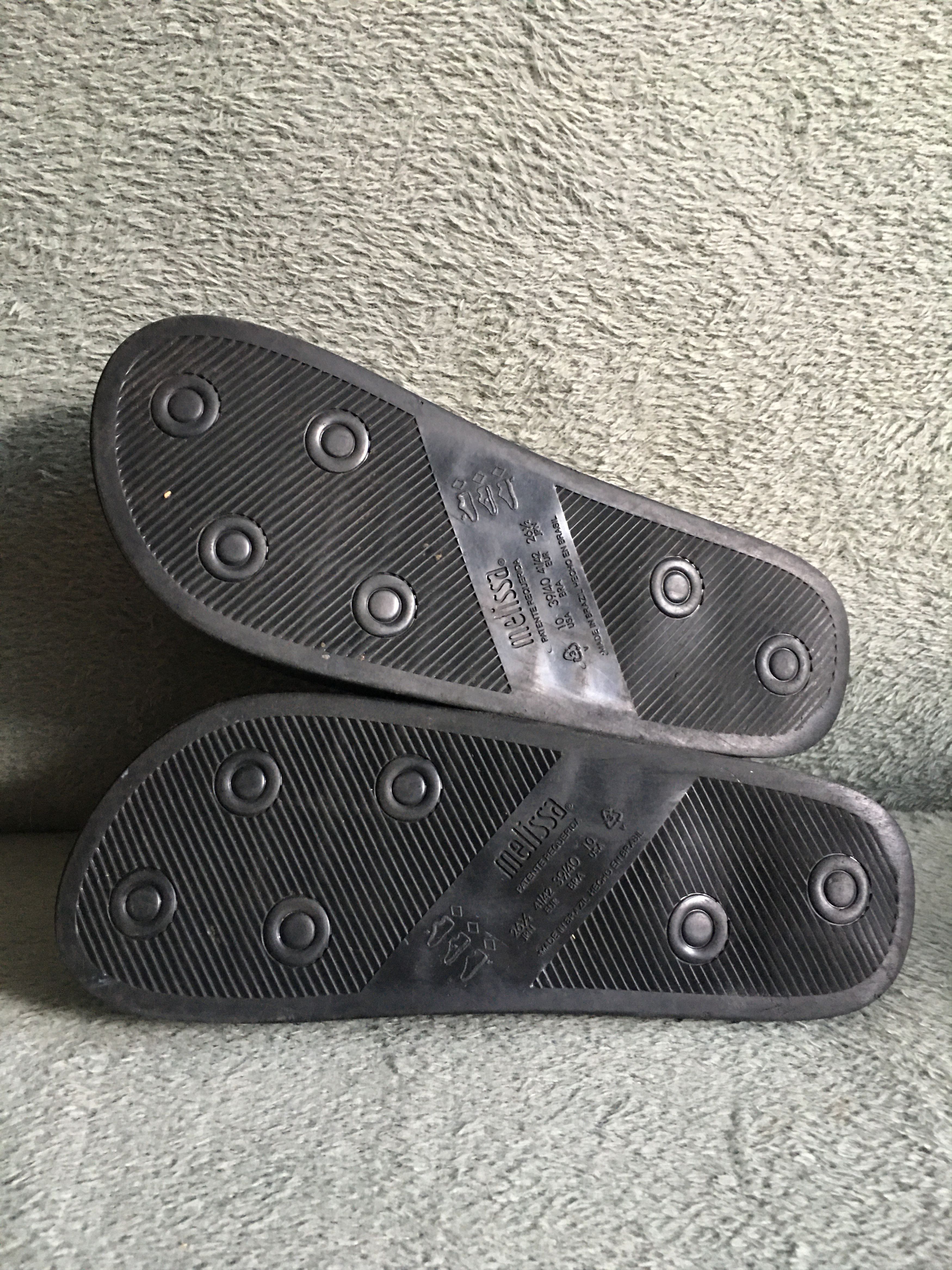 Melissa × Vivienne Westwood VIVIENNE WESTWOOD x Melissa Black Matte Orb Beach Sliders Size US 10 / IT 40 - 11 Thumbnail