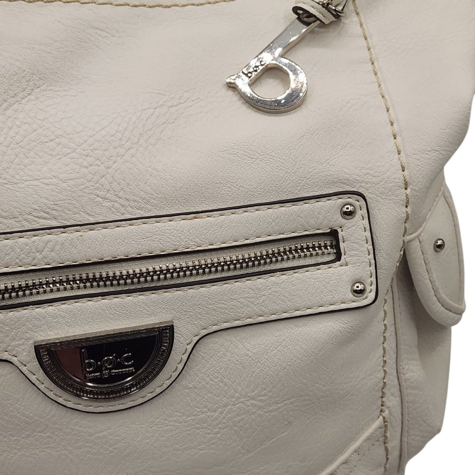 Other b.o.c. White Faux Leather Bag Size ONE SIZE - 2 Thumbnail