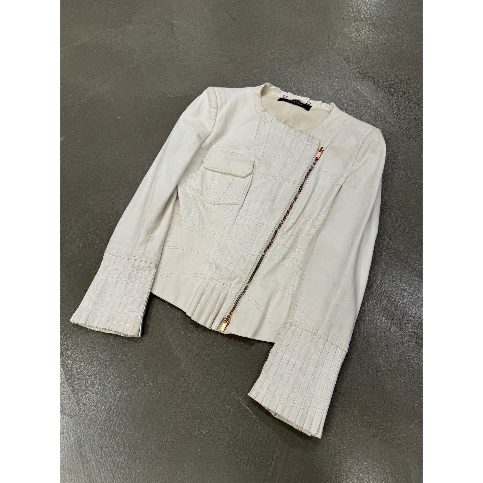 Gucci S/S 2004 Gucci by Tom Ford paneled leather jacket Size US S / EU 44-46 / 1 - 2 Thumbnail
