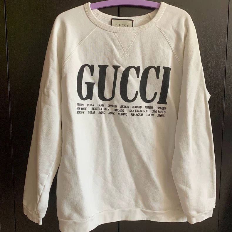 Gucci Gucci Logo Sweatshirt in Size M-dmc Size US M / EU 48-50 / 2 - 1 Thumbnail