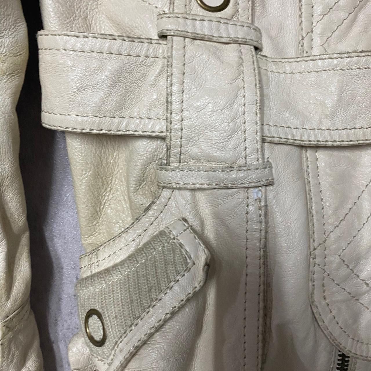 Other Cream Vero Moda jacket with zip up pockets and belt #jacket Size S / US 4 / IT 40 - 3 Thumbnail