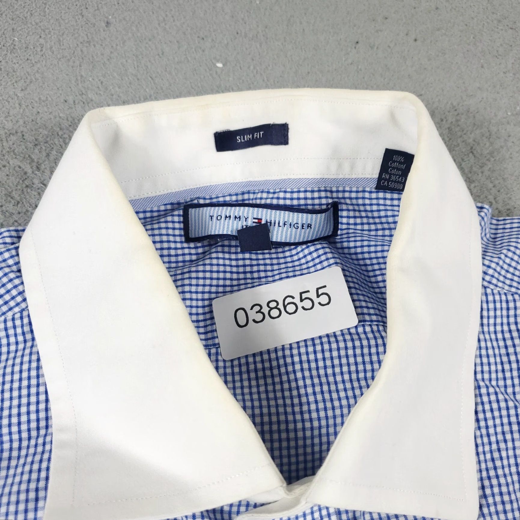 Tommy Hilfiger Tommy Hilfiger Shirt Mens XL Blue Check Button-Up Long Sleeve Casual Size US XL / EU 56 / 4 - 3 Thumbnail