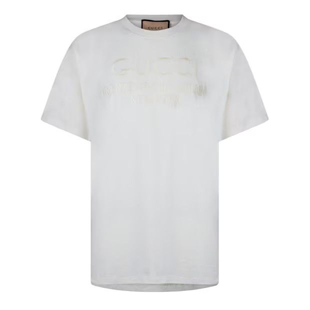 image of Gucci O1G2R1Mq0424 T-Shirts In White, Men's (Size Medium)