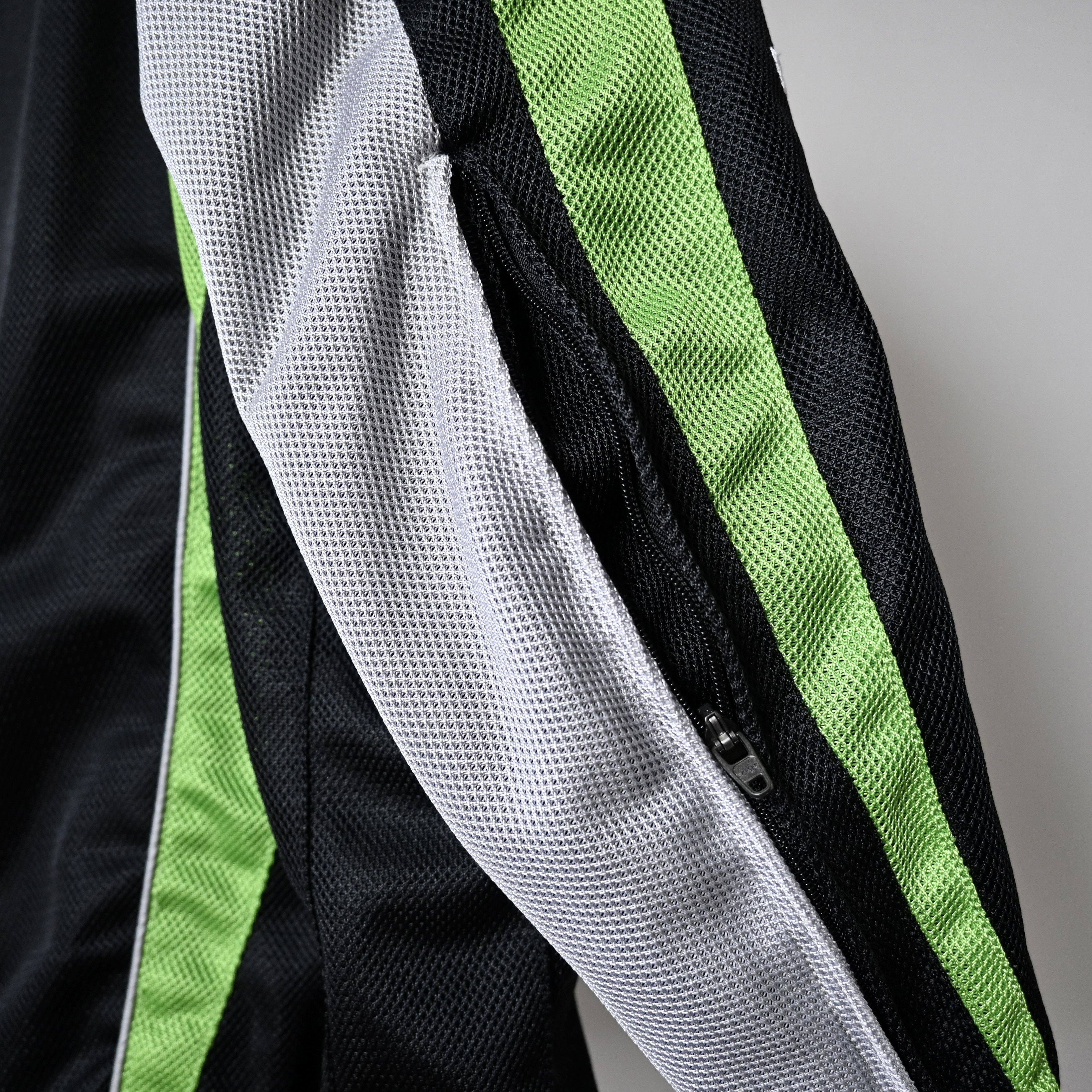 Vintage 2000s KUSHITANI x KAWASAKI mesh riding jacket Size US L / EU 52-54 / 3 - 4 Thumbnail