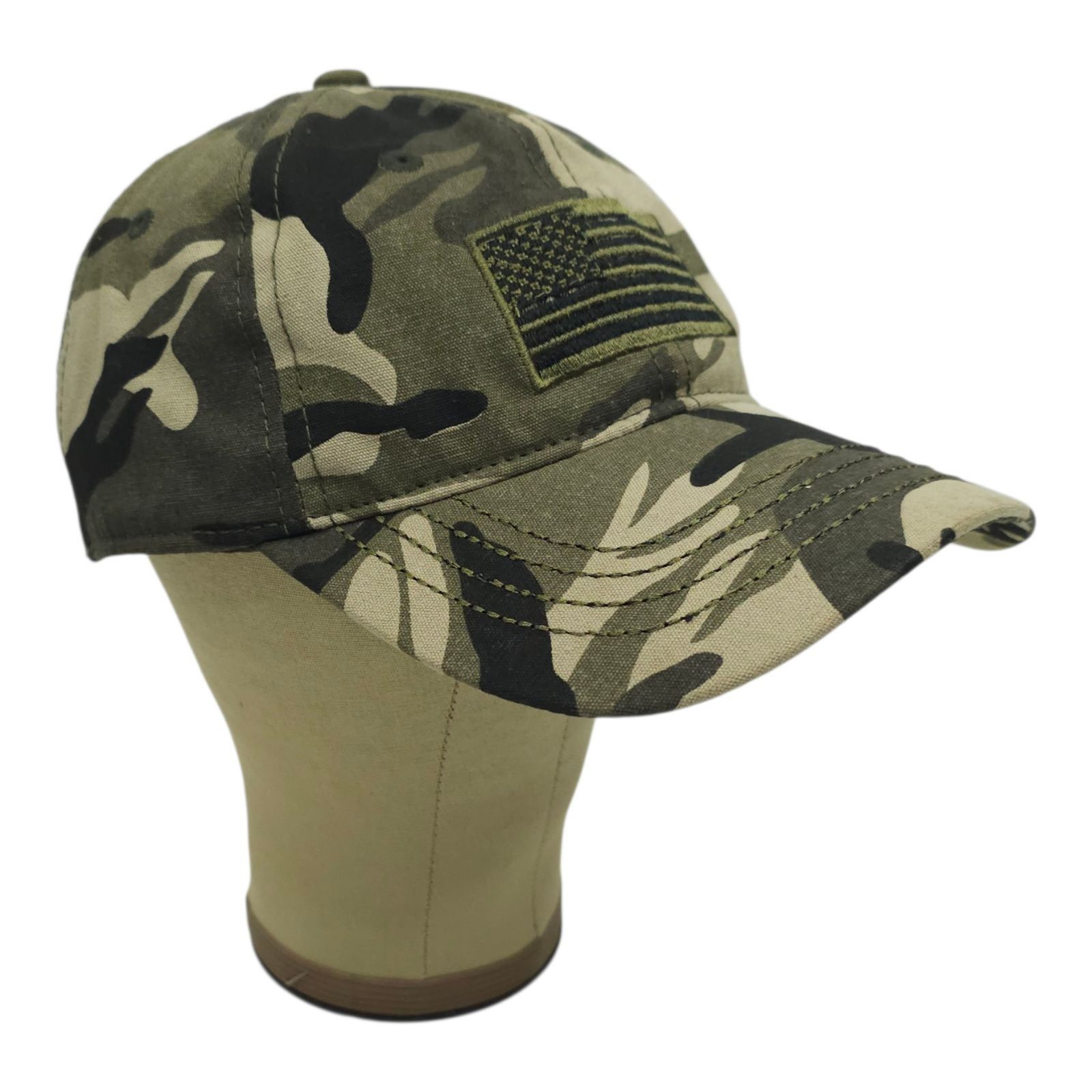 Other US Flag Patch Camo Trucker Hat OSFM Cap Streetwear Tactical Size ONE SIZE - 3 Thumbnail
