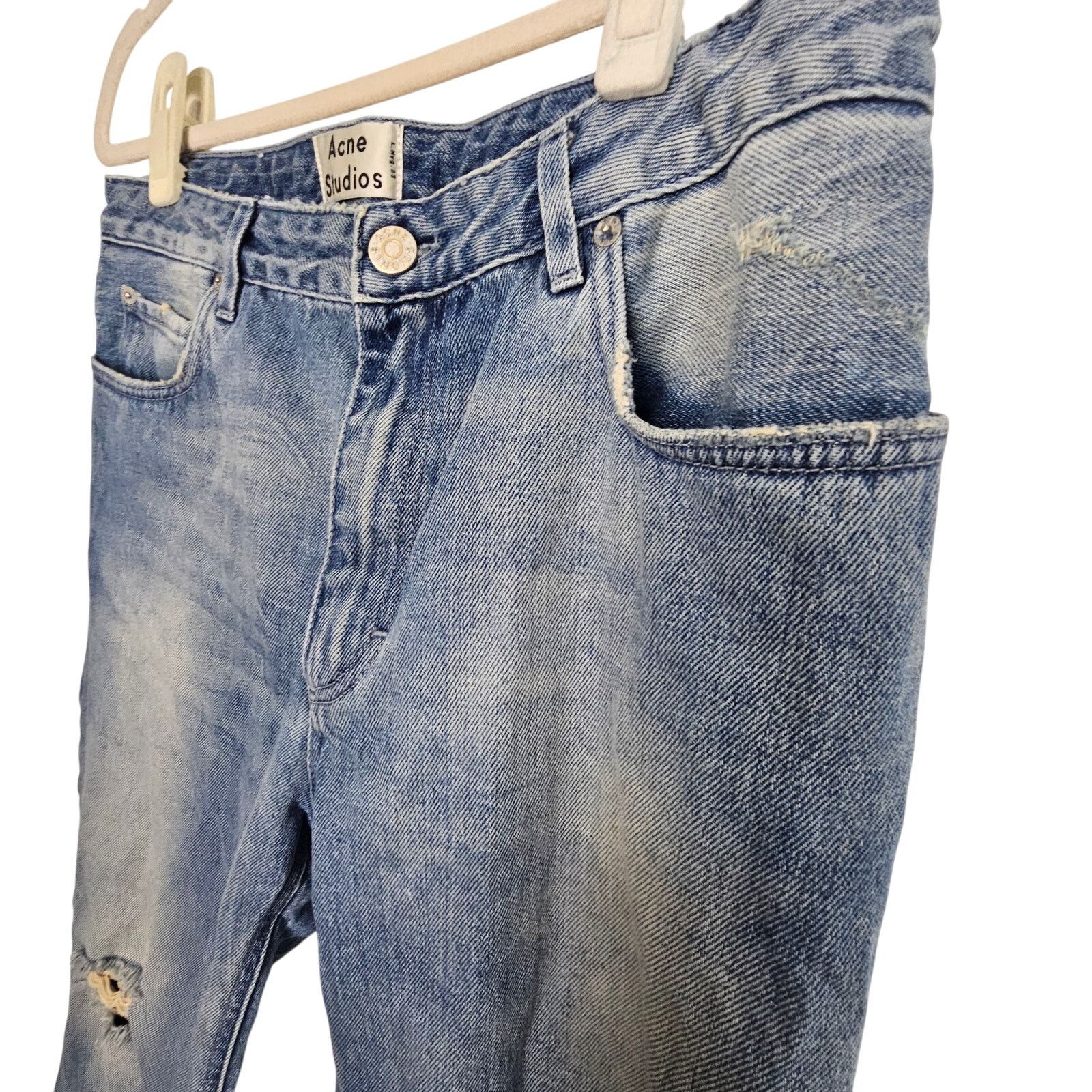 Acne Studios Acne Studios Womens Pop Trash Distressed Jeans 38 US 29/30 Size 31" - 4 Thumbnail