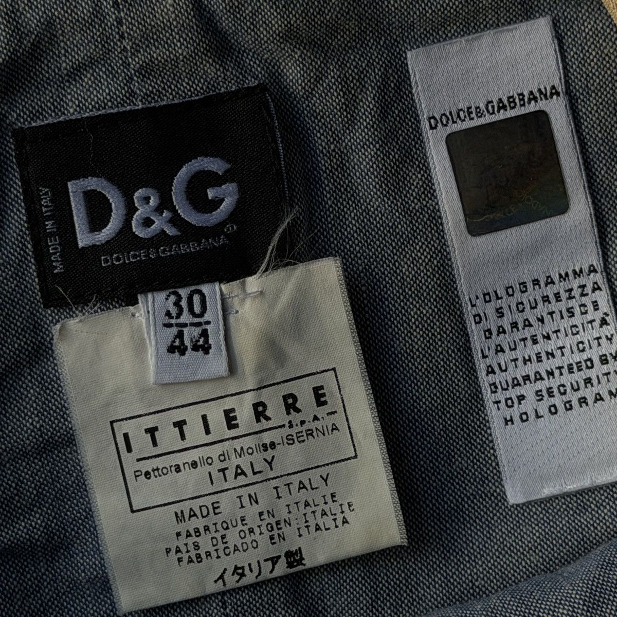 Dolce & Gabbana Dolce & Gabbana Denim Corset Buttons Size M / US 6-8 / IT 42-44 - 8 Thumbnail