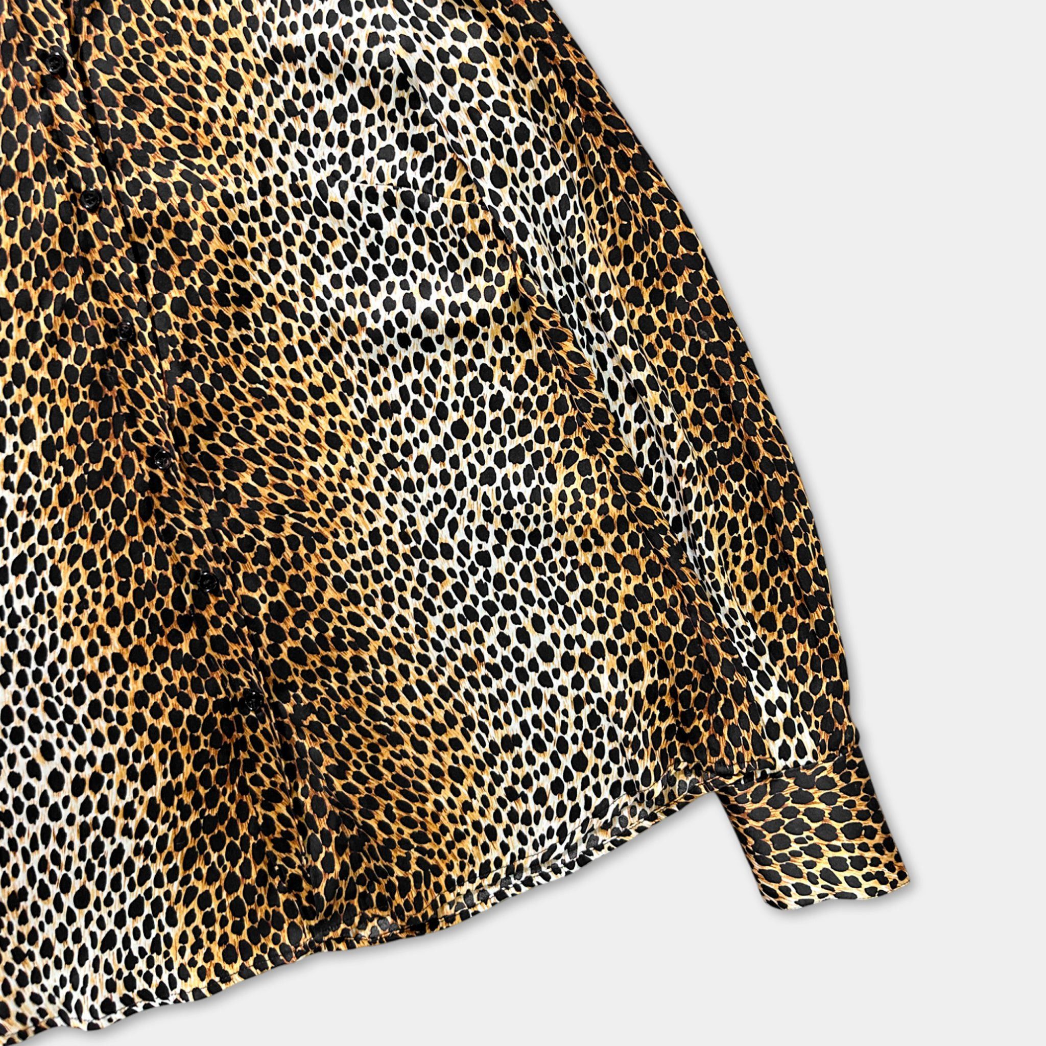 Dolce & Gabbana Dolce & Gabbana Leopard Cheetah Print Shirt Size US M / EU 48-50 / 2 - 2 Thumbnail