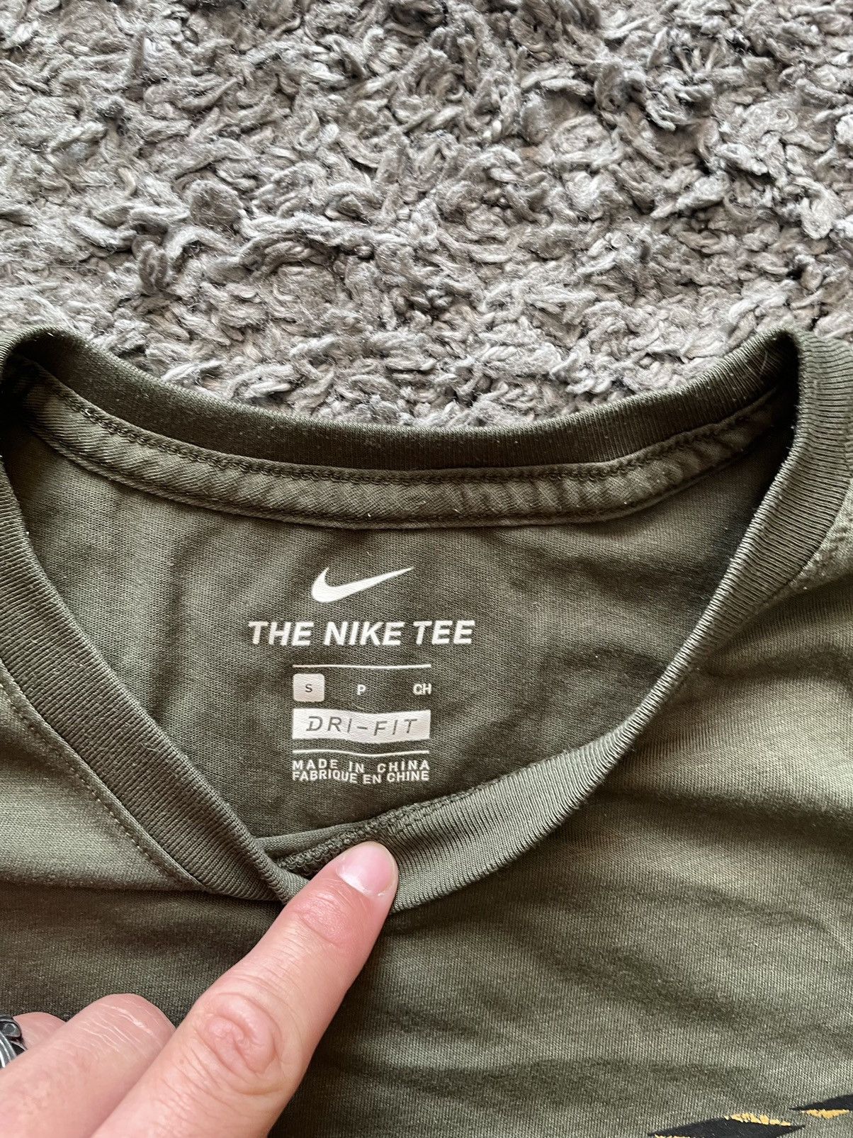 Nike × Vintage Nike T-Shirt Streetwear Big Logo Swoosh Drill Vintage Size US S / EU 44-46 / 1 - 8 Thumbnail