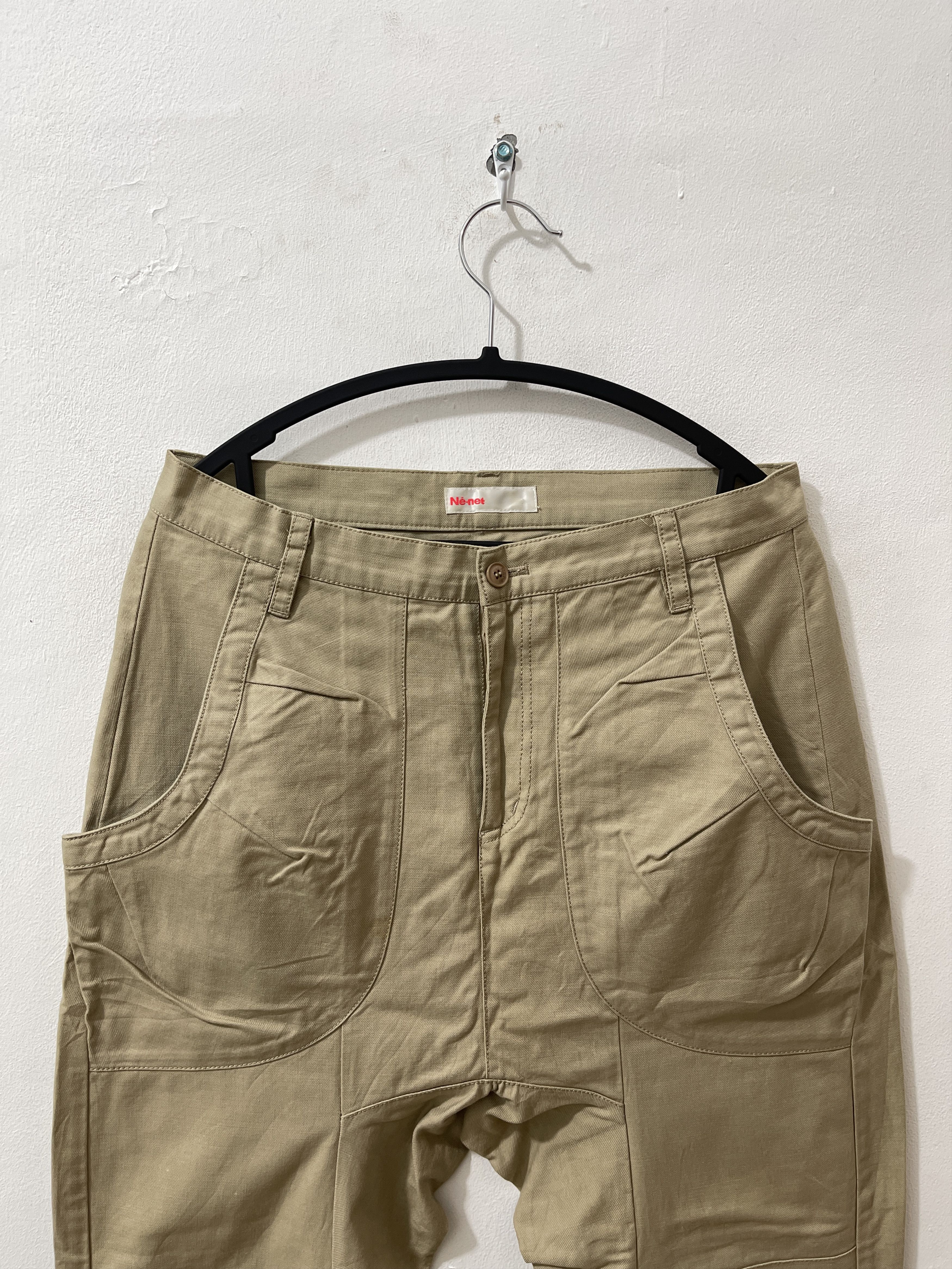 Ne-Net Ne-Net Issey Miyake Japan Archive Double Knee Pants Size US 32 / EU 48 - 6 Thumbnail