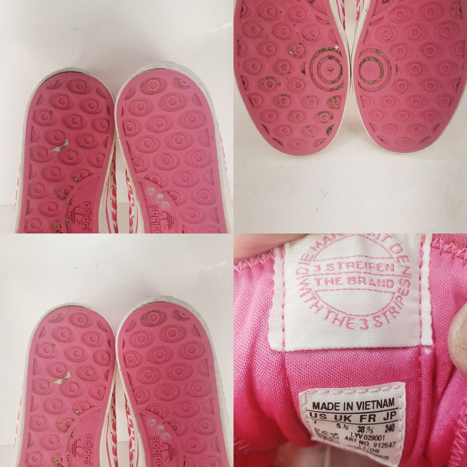 Adidas Adidas Court High Friendship Women's 7 Pink Adidas Symbol All Over Pattern Sneaker High Top Size US 7 / IT 37 - 9 Thumbnail