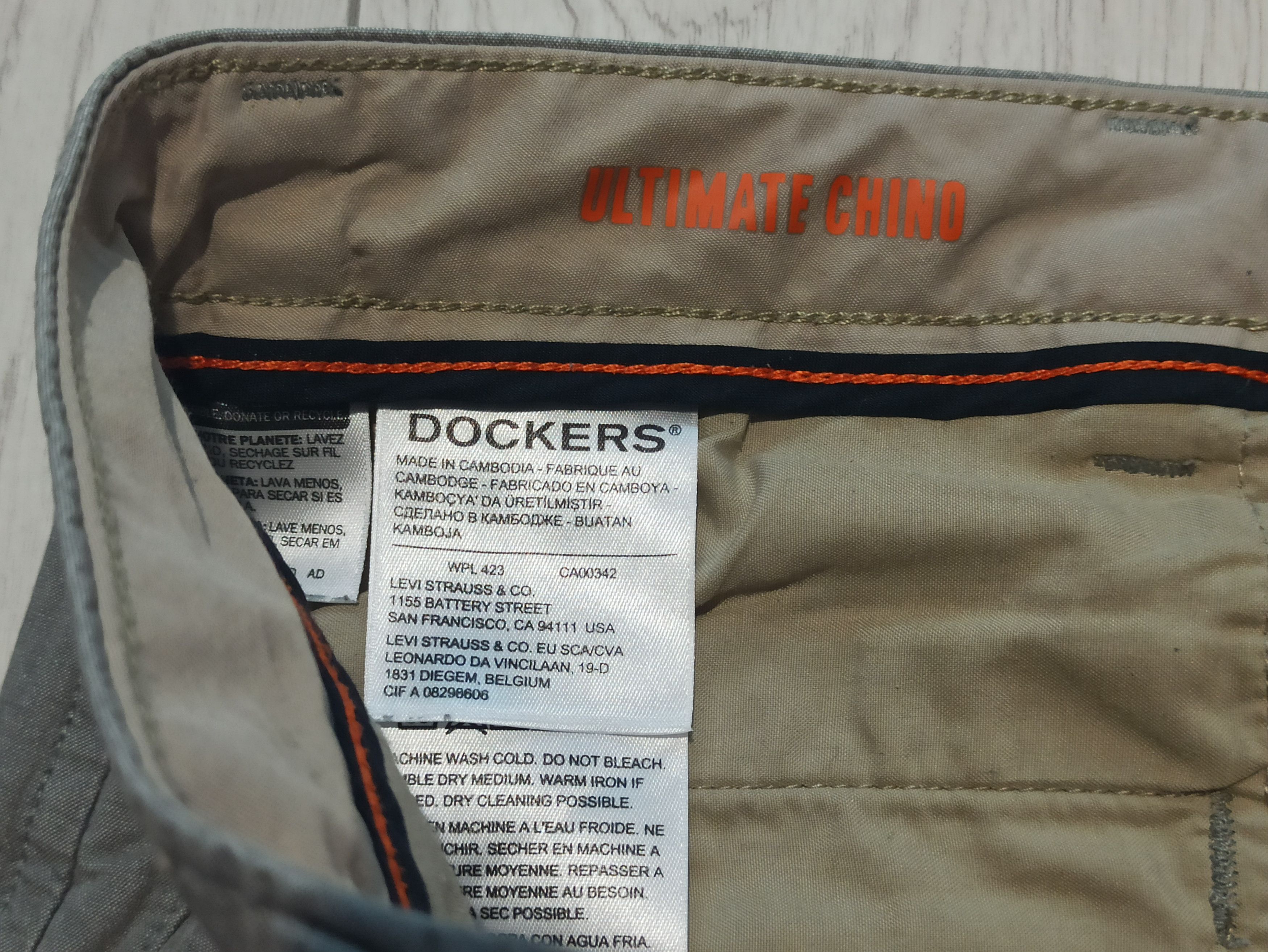 Dockers Dockers Men Smart 360 Flex Ultimate Chino Pants Size US 31 - 4 Thumbnail