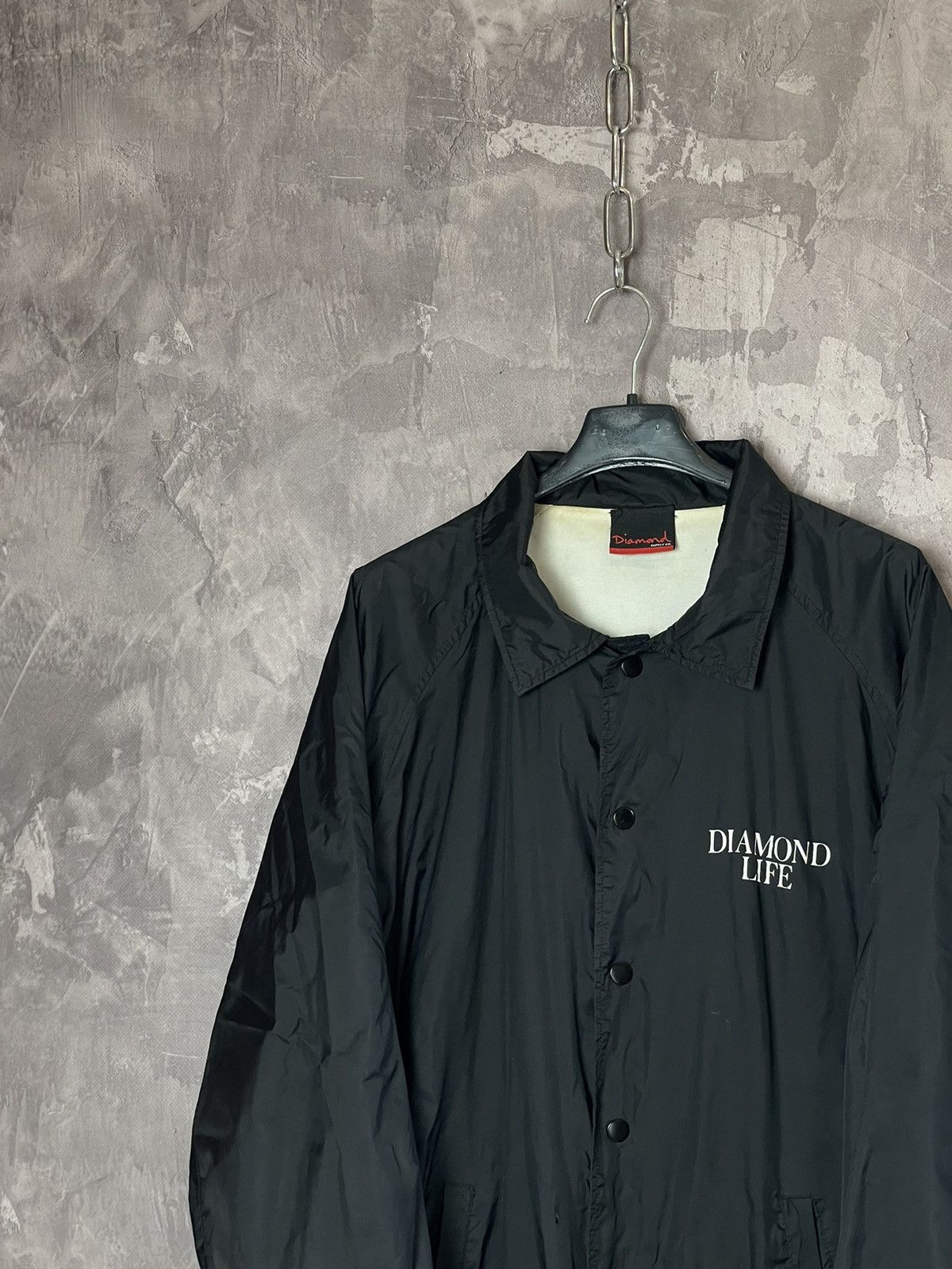 Diamond Supply Co. × Vintage Diamond Supply Co OG Script Coach Jacket Windbreaker New DS Size US M / EU 48-50 / 2 - 5 Thumbnail