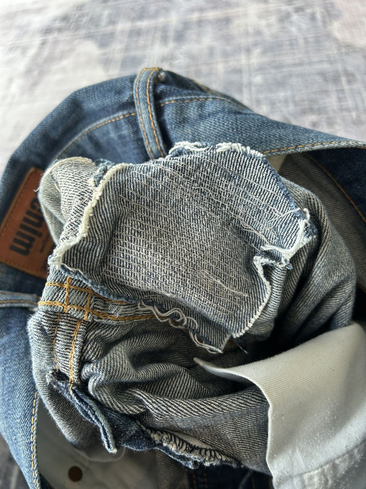 Junya Watanabe AD2011 Junya Watanabe Patchwork Denim Size US 31 - 17 Thumbnail
