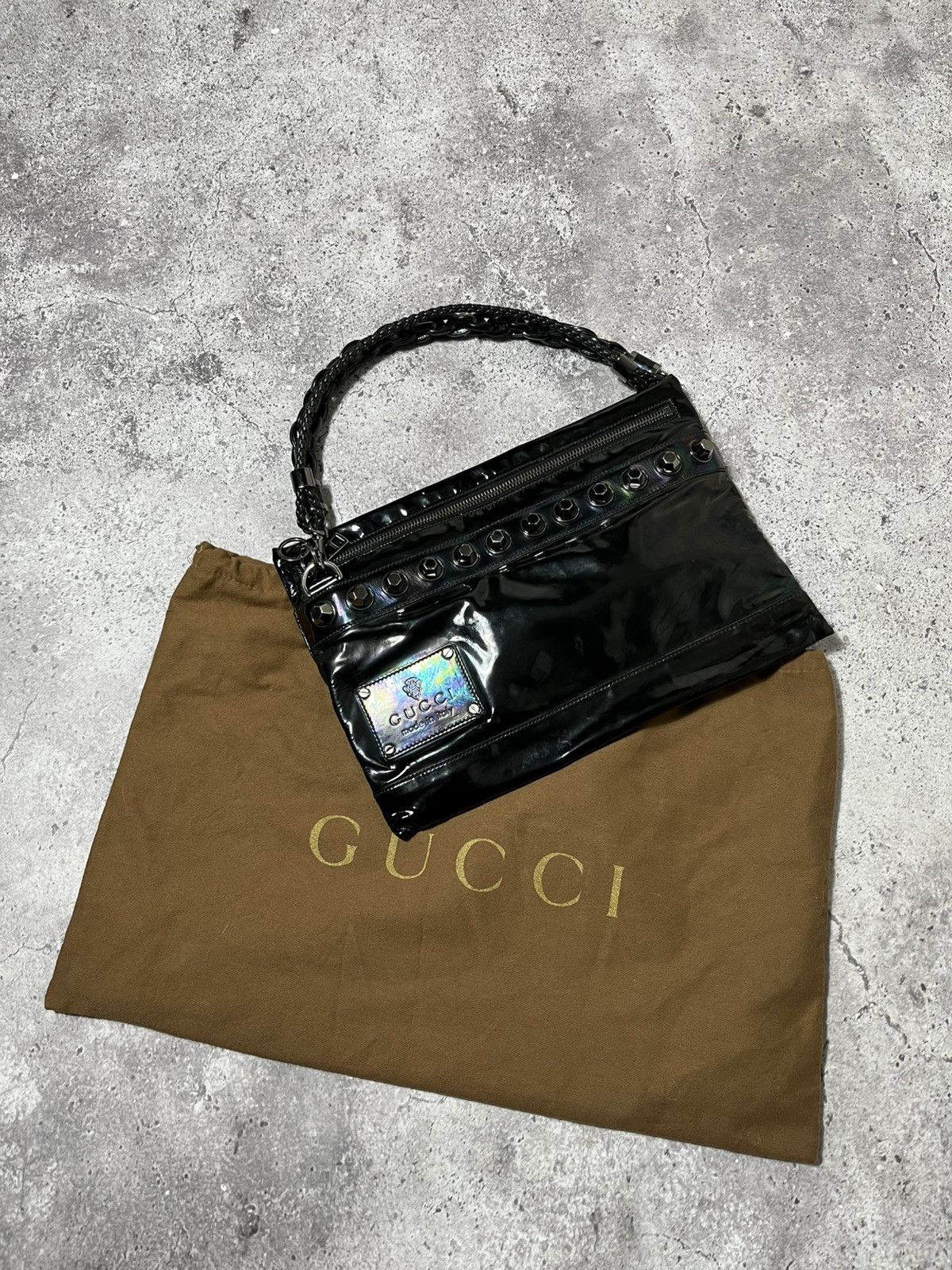 Gucci Gucci Y2K style Icon Bit Metallic Studs bag Size ONE SIZE - 1 Thumbnail