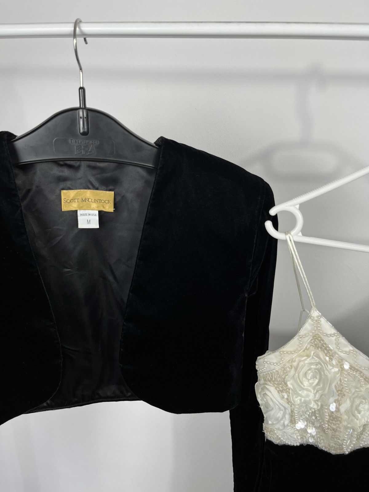 Other Scott McClintock Velvet Dress Set Black Strap Bolero USA M Size M / US 6-8 / IT 42-44 - 3 Thumbnail